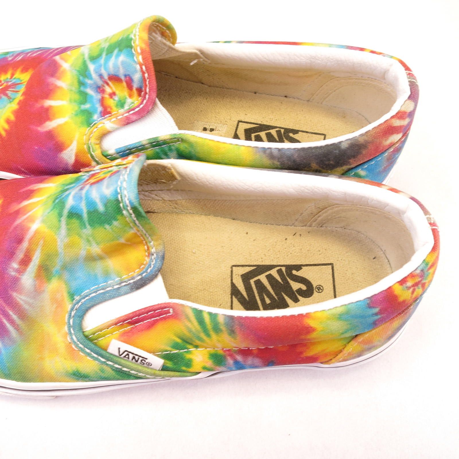 Vans Vans Tie-Dye Slip-Ons - Colorful Casual Sneakers Size US 6.5 / EU 39-40 - 5 Thumbnail