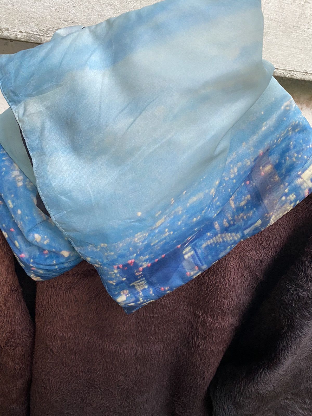 Facetasm × If Six Was Nine × Japanese Brand Facetasm City Panorama Padded Polyster Neck Warmer Size ONE SIZE - 4 Thumbnail