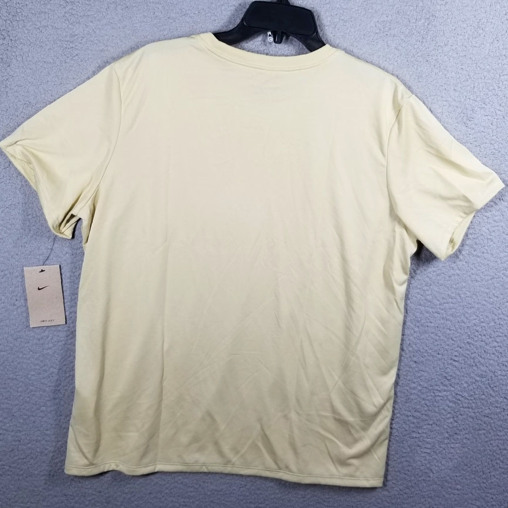 Nike Nike Shirt Womens XL Gold Dri-FIT Training Tee Lightweight Athletic DV7312-783 Size XL / US 12-14 / IT 48-50 - 2 Thumbnail