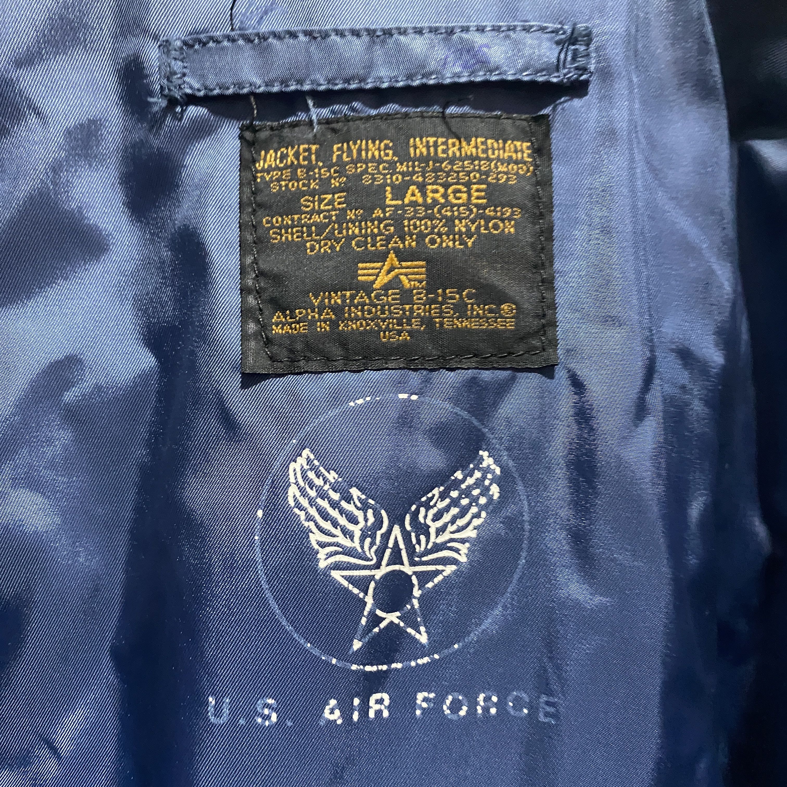 Alpha Industries Alpha Industries B-15C Flight Jacket M/L Size US L / EU 52-54 / 3 - 8 Thumbnail