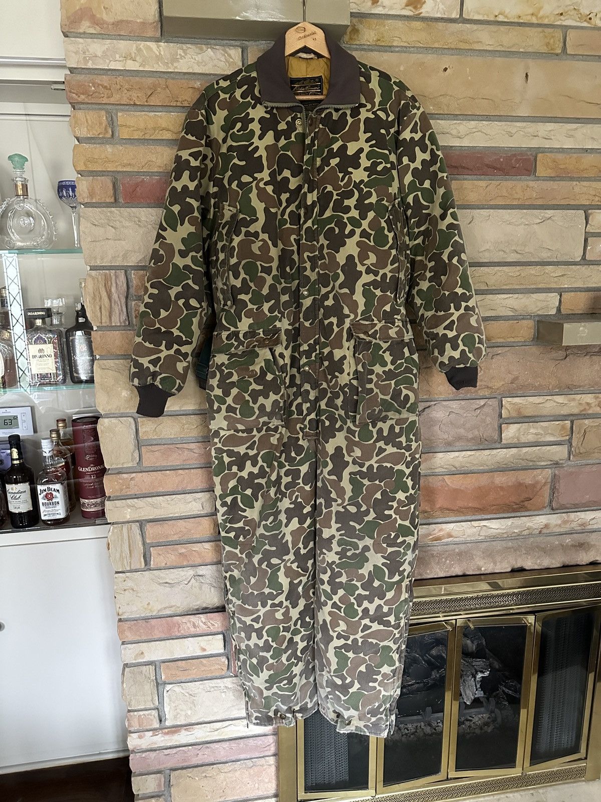 Eddie Bauer Vintage Eddie Bauer Duck Camo Insulated Coveralls Size US 36 / EU 52 - 1 Thumbnail