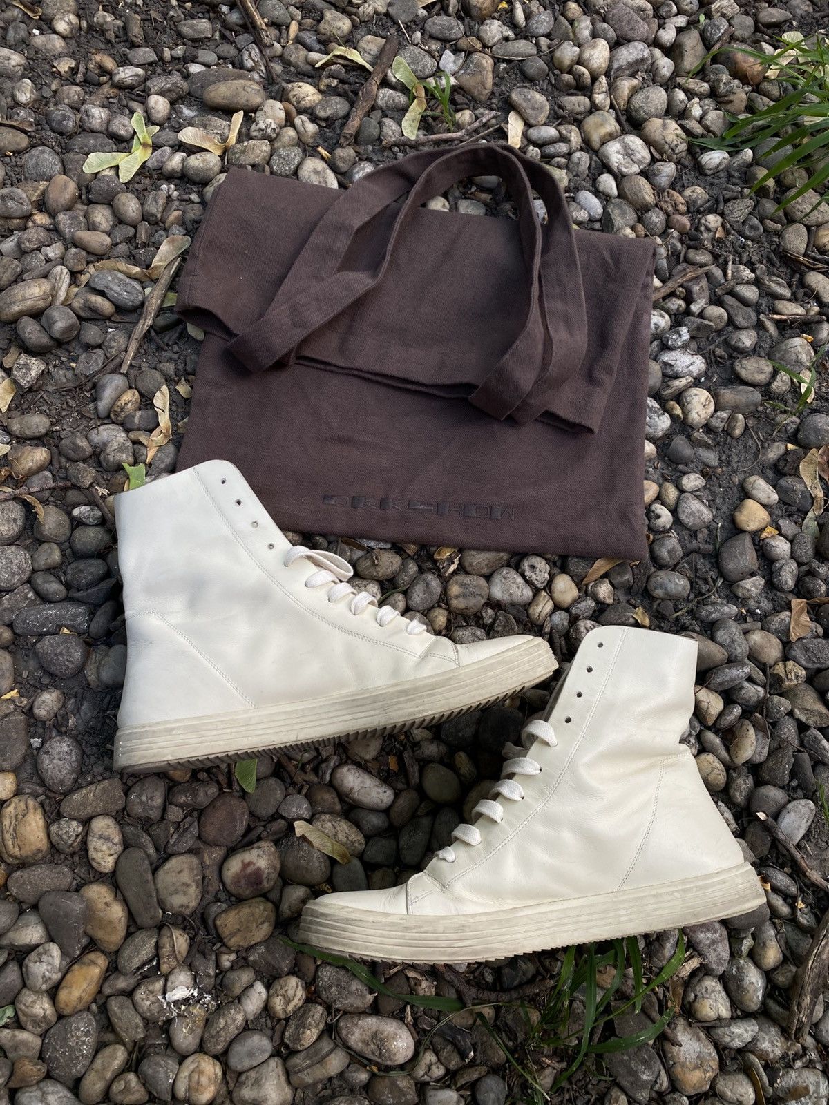 Rick Owens Vintage Rick Owens Mastadon Leather Sneakers Size US 8 / EU 41 - 5 Thumbnail