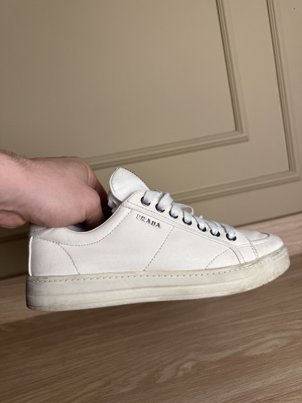 Prada Prada Vintage Low Sneakers Designer Hype Size US 6.5 / IT 36.5 - 4 Thumbnail