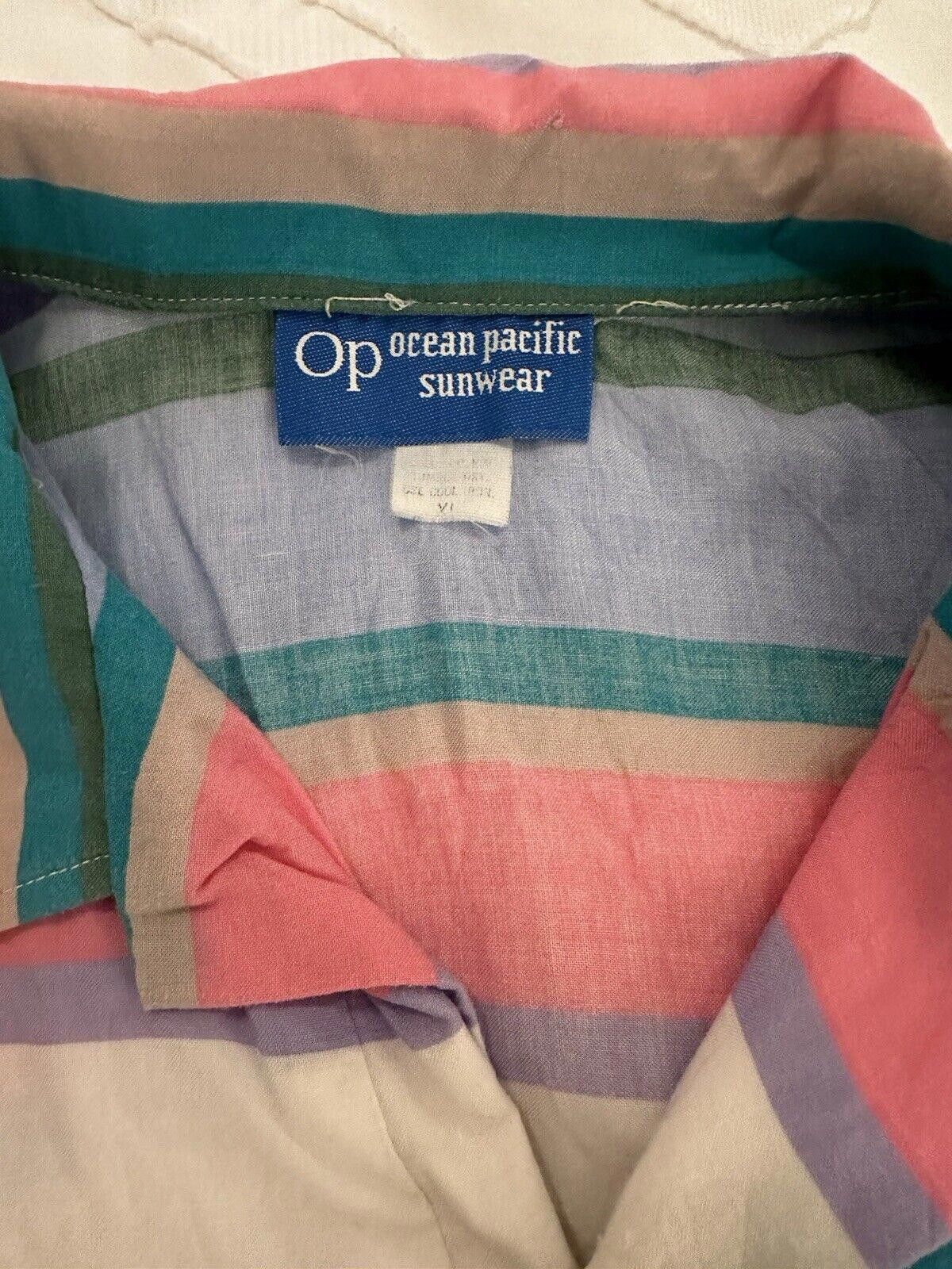 Ocean Pacific VTG 80s Ocean Pacific OP Men’s Short Sleeve Pullover XL Size US XL / EU 56 / 4 - 9 Thumbnail