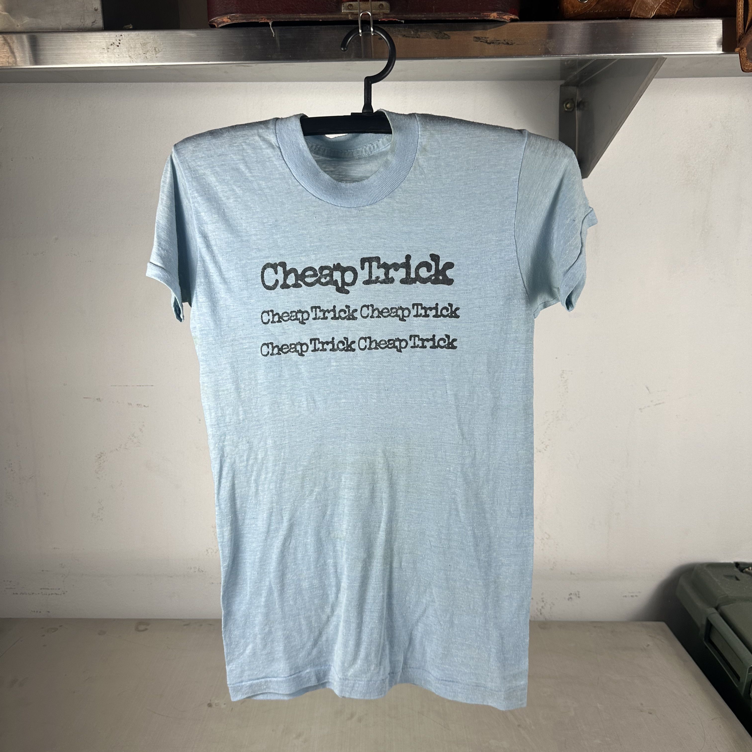 Vintage ​​​​80s Cheap Trick Rock Band Graphic Single Stitch T-shirt Size US XS / EU 42 / 0 - 1 Thumbnail