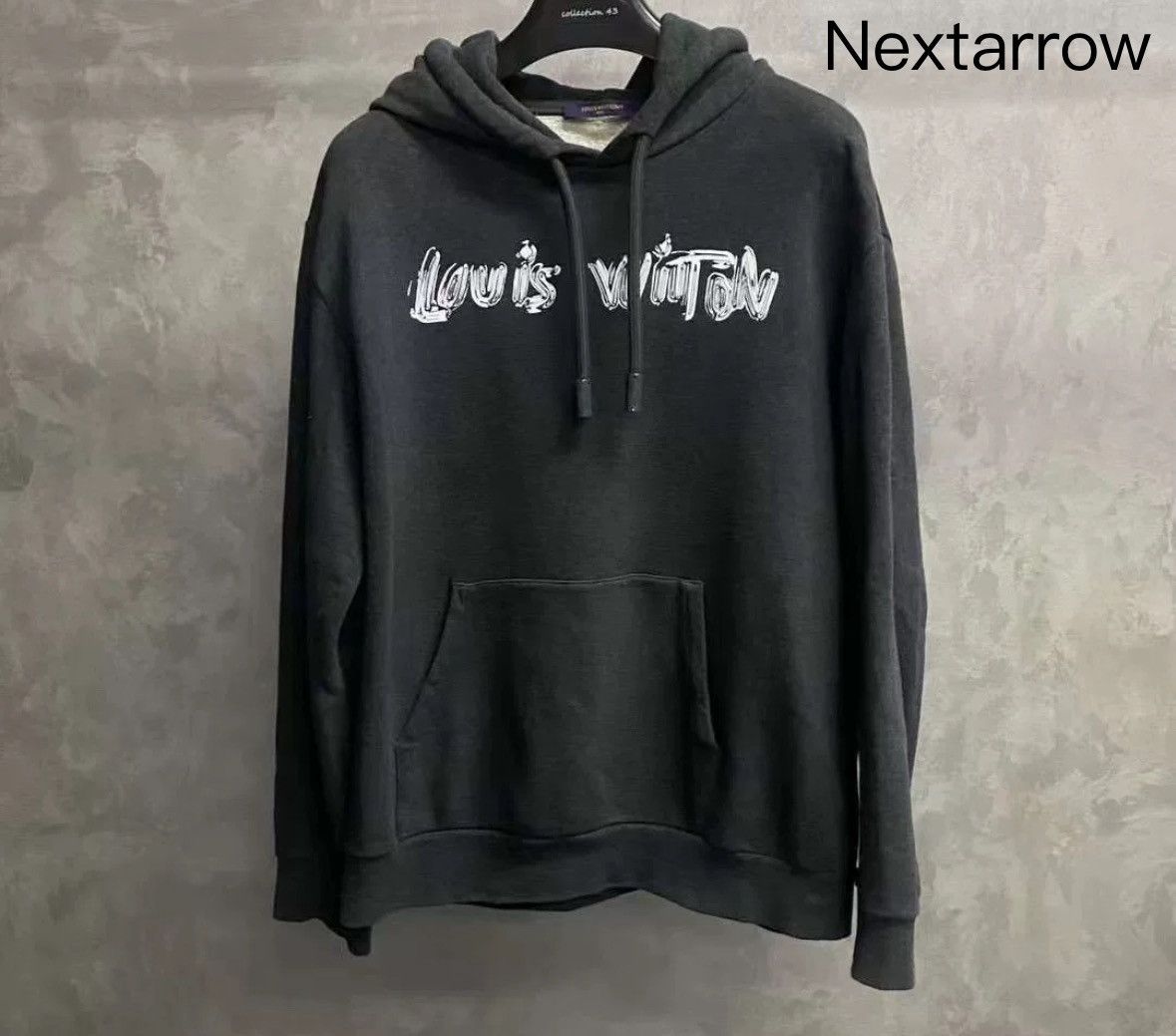 Louis Vuitton Louis Vuitton 24 Latest Dark Grey Printed Logo Hoodie Size US XXL / EU 58 / 5 - 1 Thumbnail