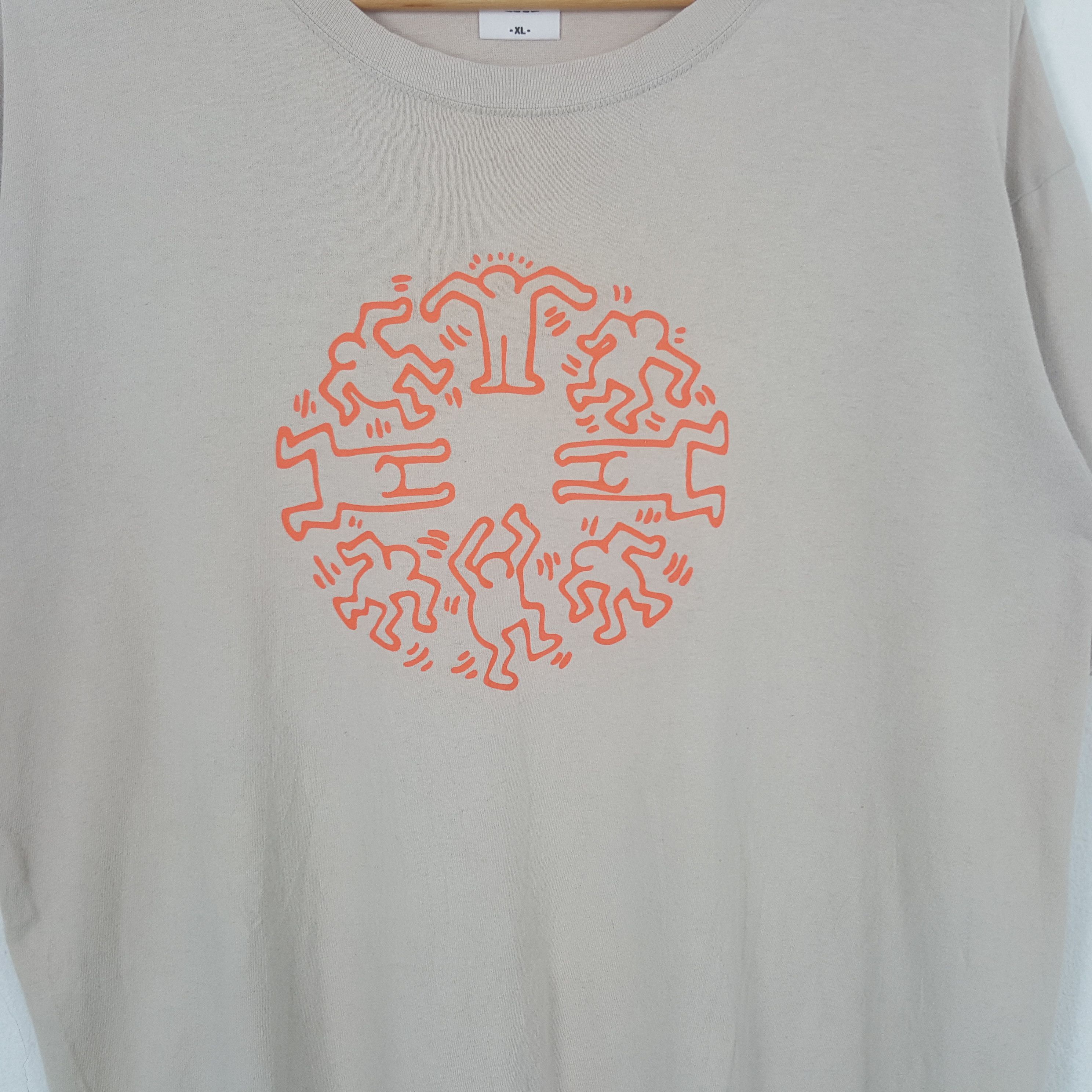 Keith Haring Vintage K. Haring American Art Tshirt RR30 Size US XL / EU 56 / 4 - 2 Thumbnail