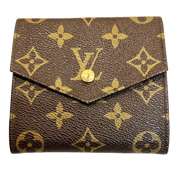 Louis Vuitton Louis Vuitton Louis Vuitton Portemonnaie Monogram Trifold Wallet Canvas Short Wallet M61660 DUTY FREE for USA Size ONE SIZE - 1 Thumbnail
