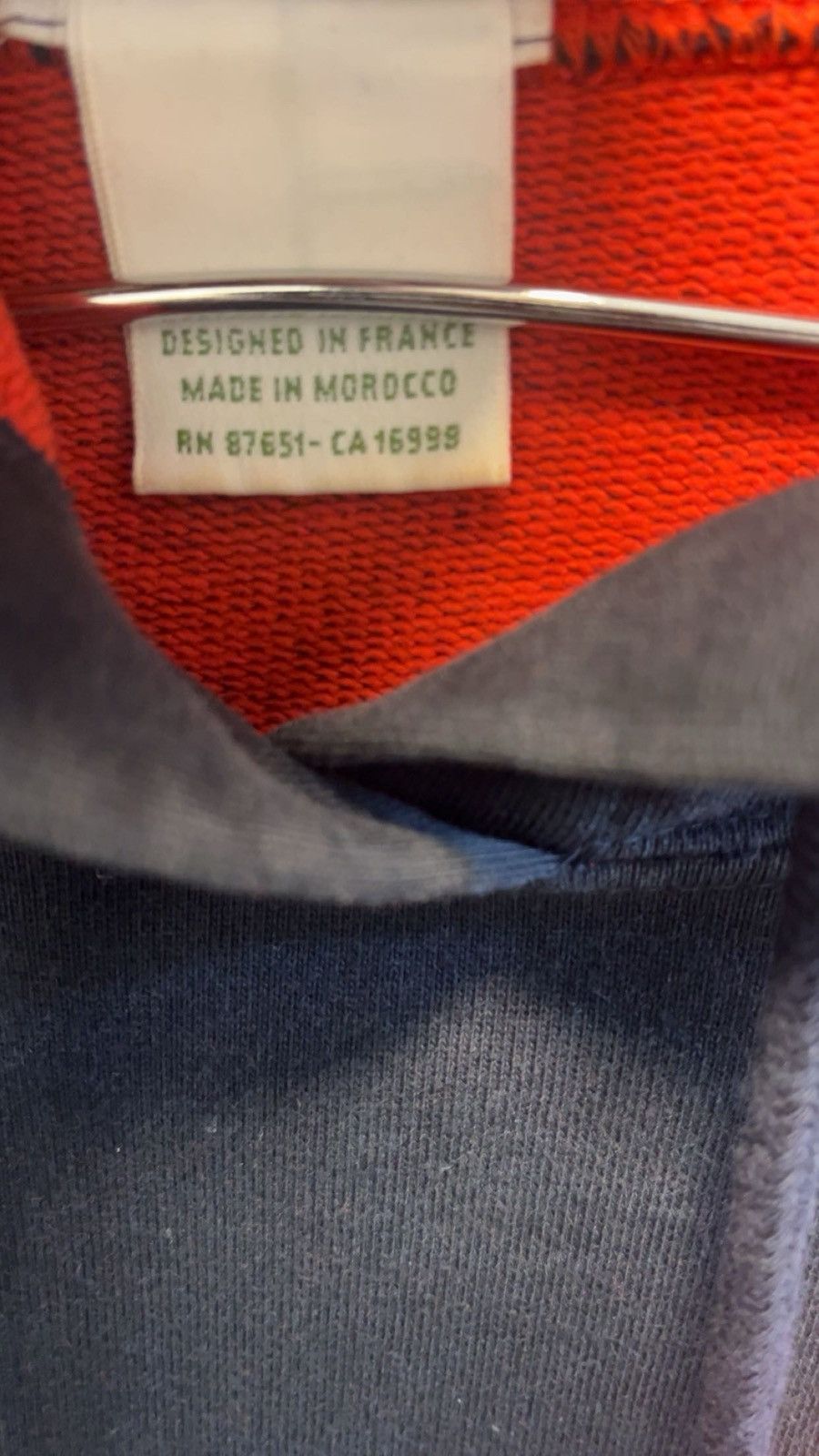 Lacoste Slim fit navy blue hoodie Size US L / EU 52-54 / 3 - 5 Thumbnail