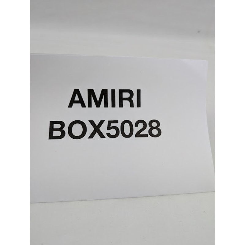 Amiri o1rshd1 Size: 100 /4CM Enamel Amiri Core Belt in Black Size 40 - 14 Thumbnail