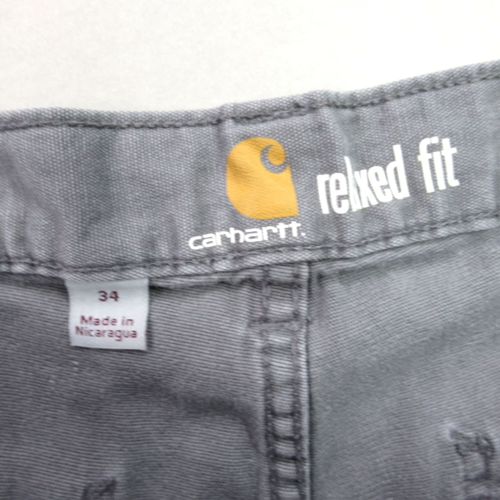 Carhartt Carhartt Shorts Mens 34 Lightweight Outdoor Pockets Relaxed Fit Cargo Gray Size US 30 / EU 46 - 3 Thumbnail