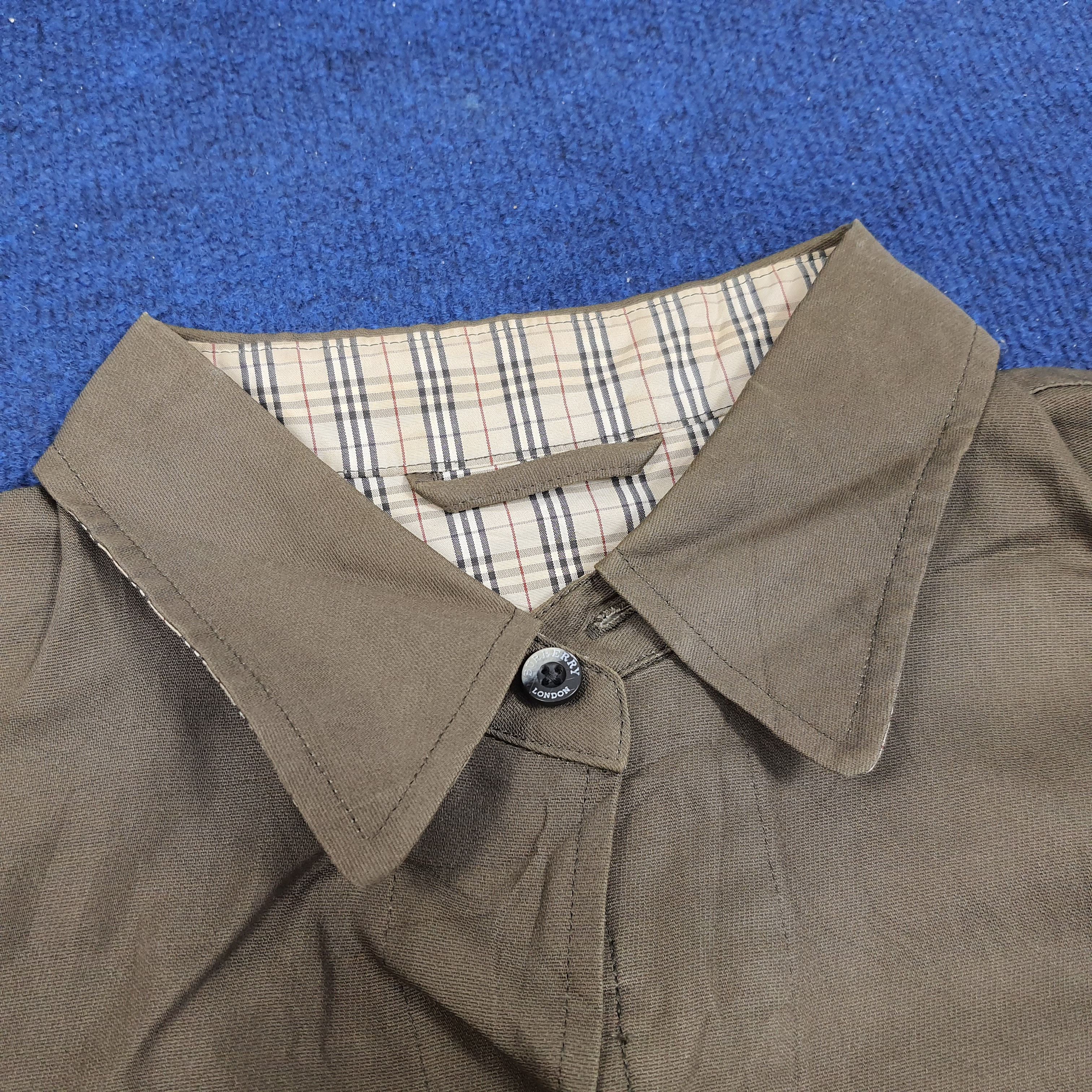 Burberry × Vintage Vintage Burberry London Nova Check Designer Shirt Button Up Size US L / EU 52-54 / 3 - 4 Thumbnail