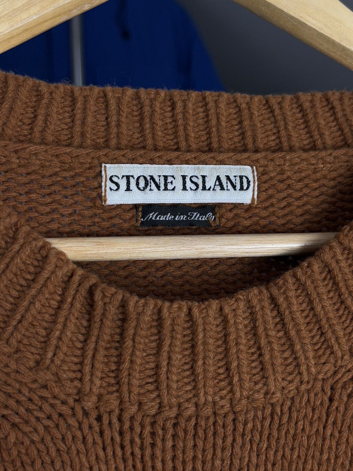 Stone Island 90s Stone Island Vintage Knitted Wool Sweater Size US M / EU 48-50 / 2 - 6 Thumbnail