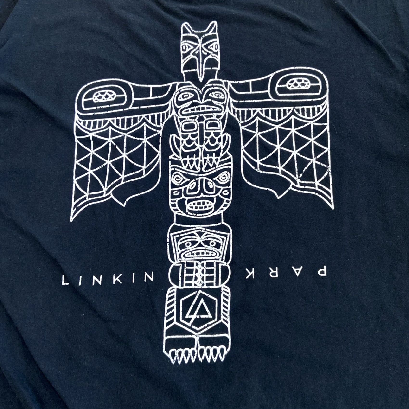 Vintage Linkin Park Black SHIRT Size 2XL American Rock Band Totem Pole Design Mens Size US XXL / EU 58 / 5 - 7 Thumbnail