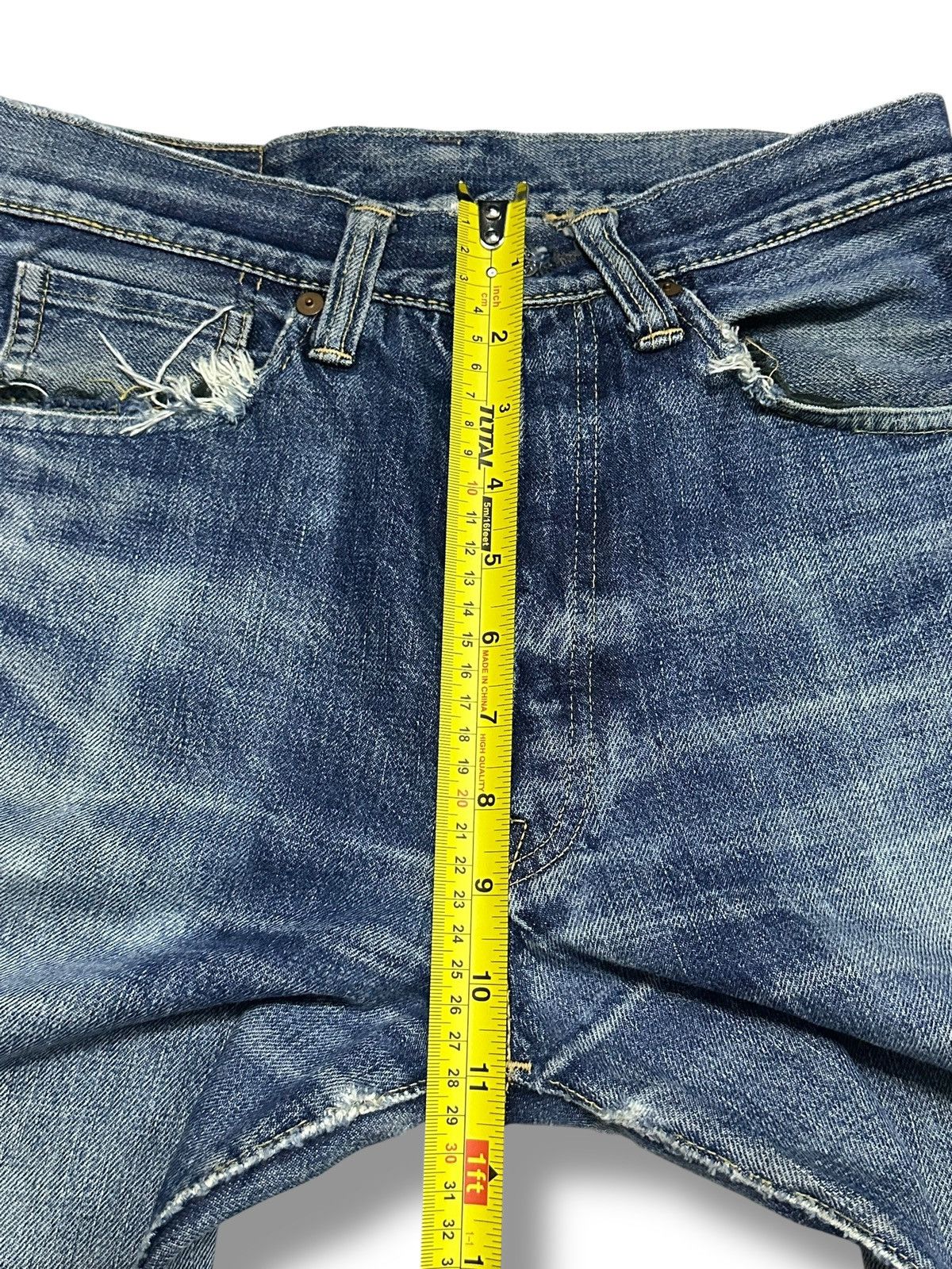 Skull Jeans by an Alchemist Rare SKULL Jeans By An Alchemist Selvedged 5002xx Distressed Size US 28 / EU 44 - 17 Thumbnail