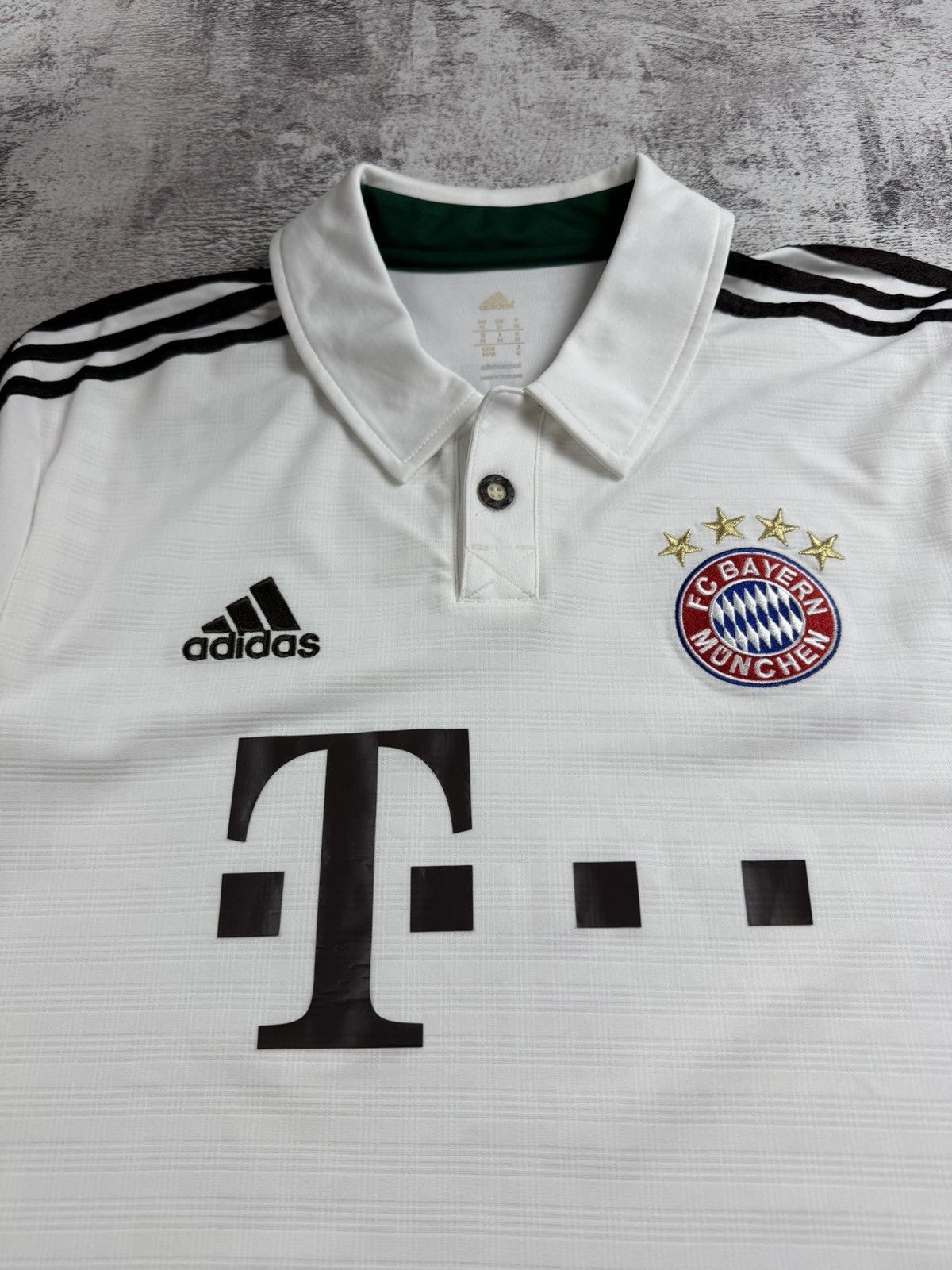 Adidas Bayern Munchen 2013 2014 Away Men’s M Adidas White Soccer Football Shirt Jersey Size US M / EU 48-50 / 2 - 6 Thumbnail