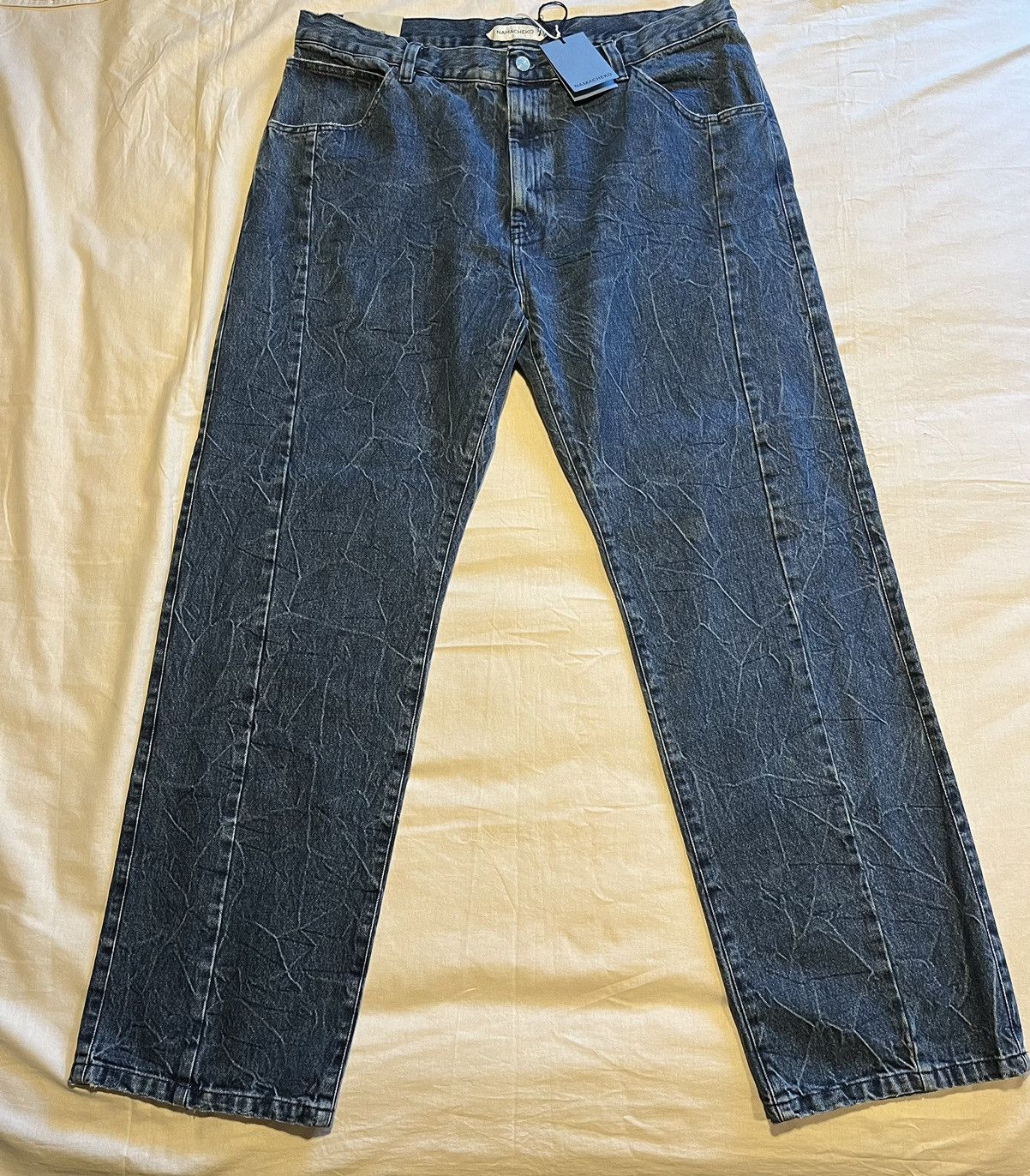 Namacheko baggy denim pants.
