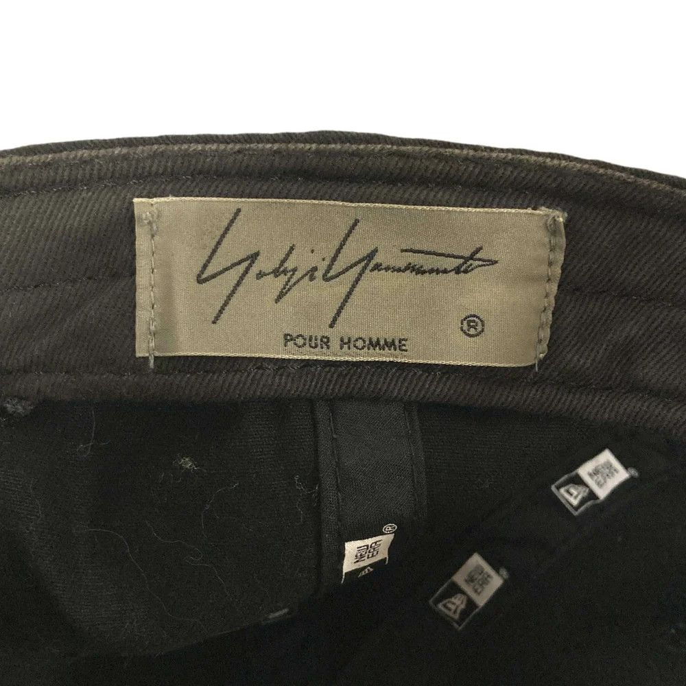 Yohji Yamamoto Yohji Yamamoto pour homme // Embroidered logo baseball cap Size ONE SIZE - 6 Thumbnail
