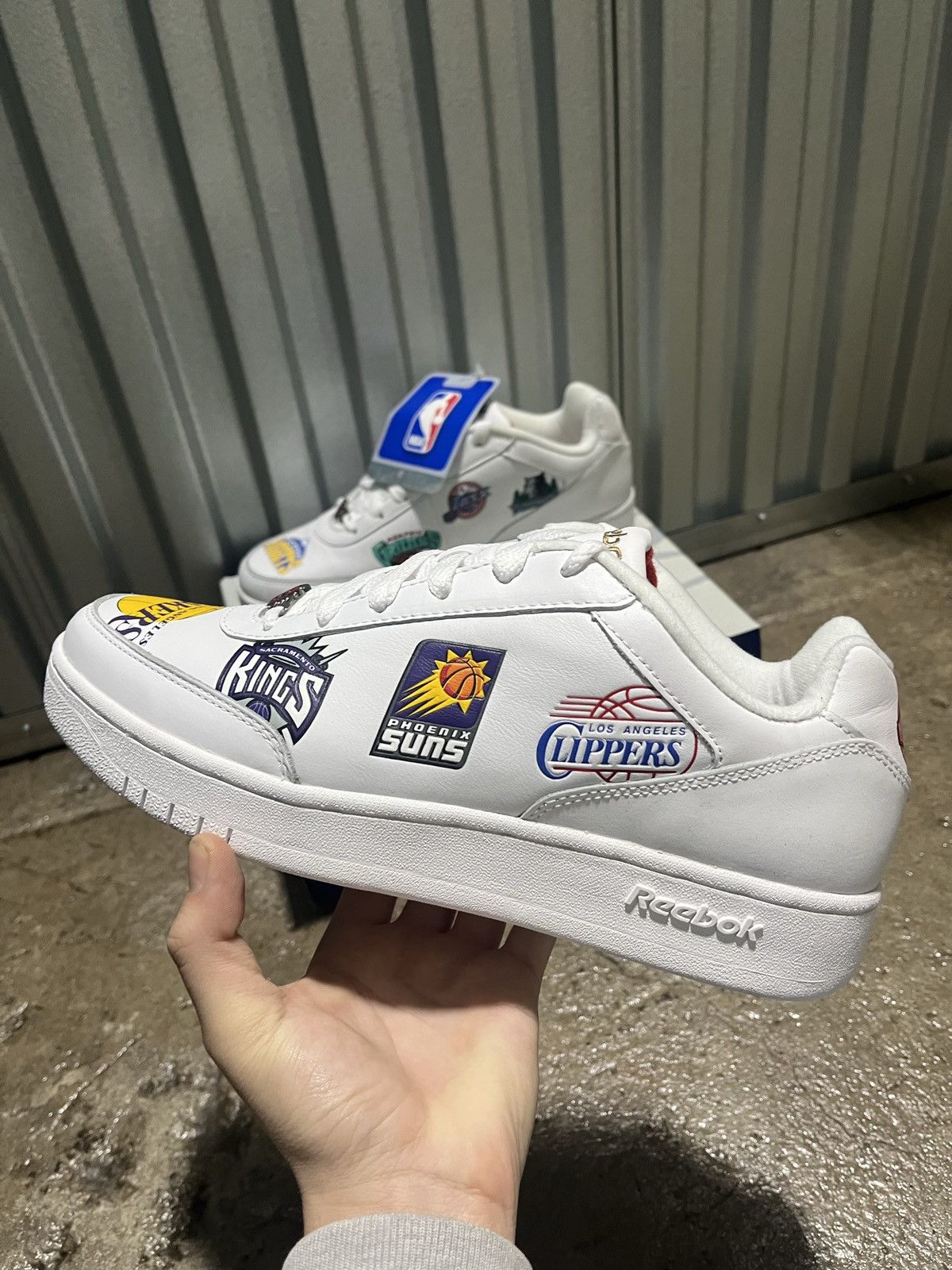 image of Vintage 00's Nba Reebok Downtime Low Shoes Western in White, Men's (Size 10)