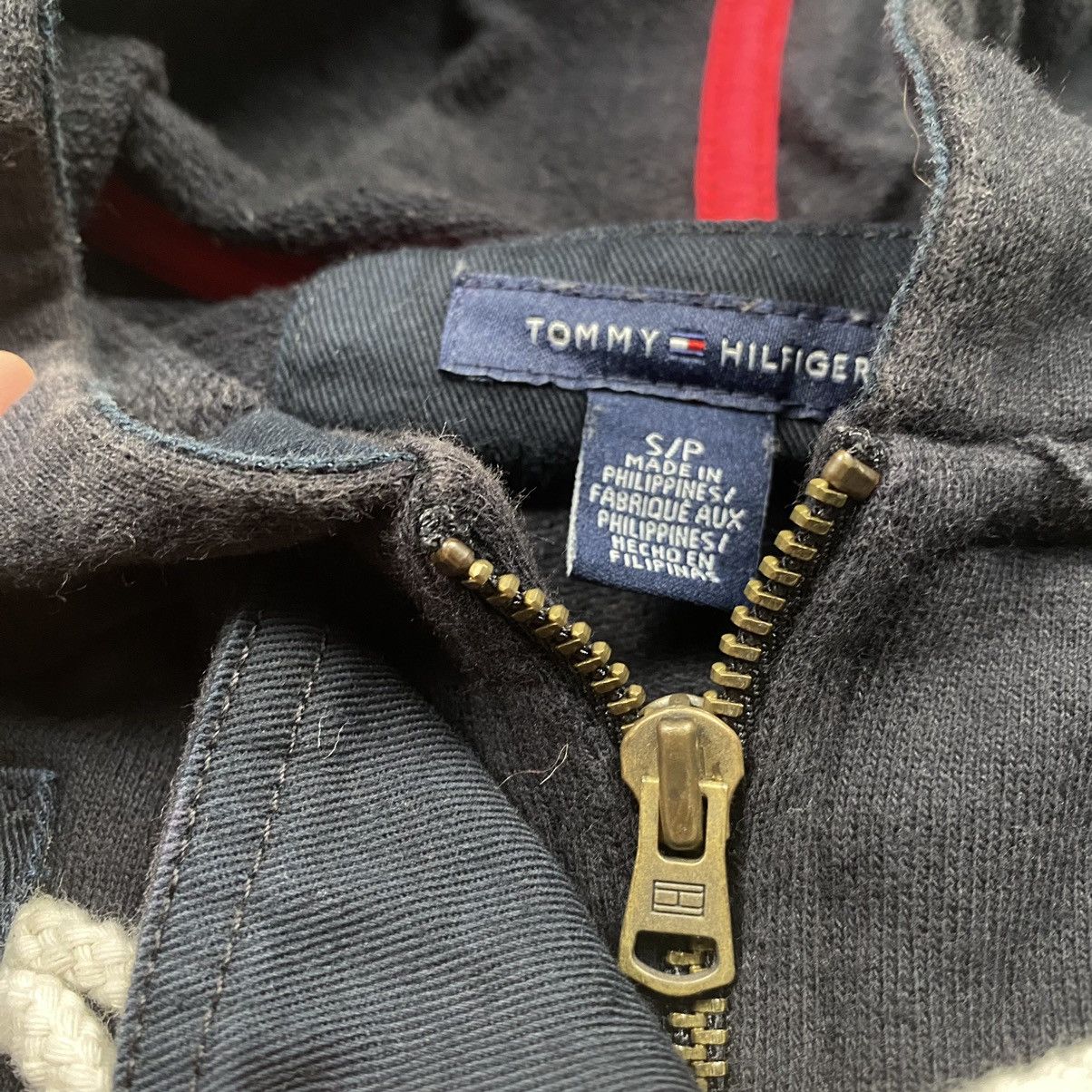 Designer × Tommy Hilfiger Hilfiger Button Trench Coat Sweater Jacket Size S / US 4 / IT 40 - 6 Thumbnail