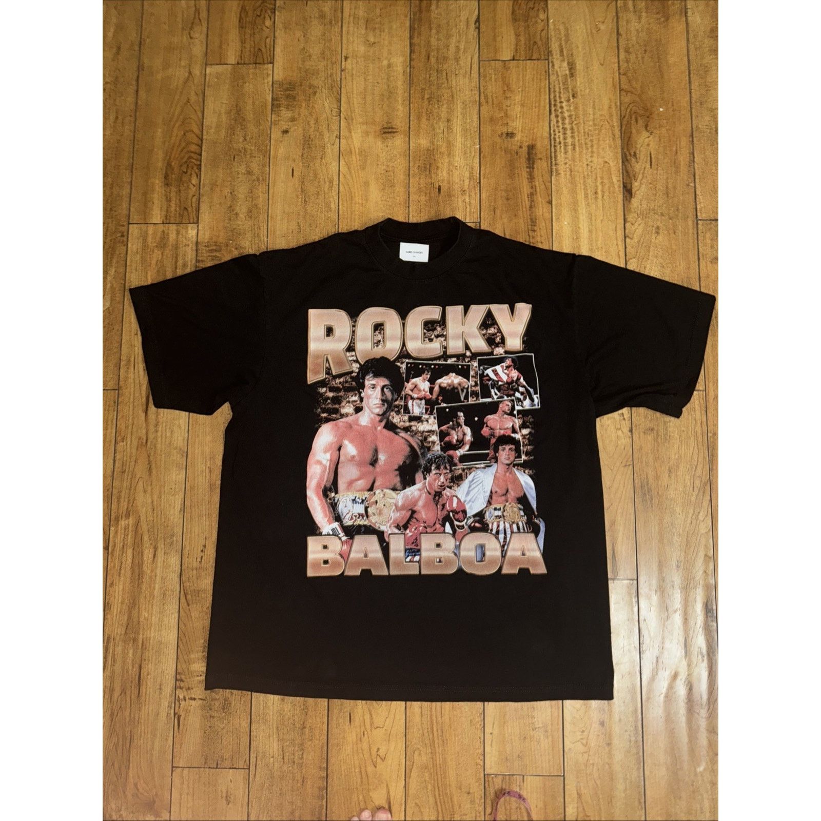 Rocky Game Changer Rocky Balboa Rap T-Shirt Black 2XL 25x31 Size US XXL / EU 58 / 5 - 1 Thumbnail