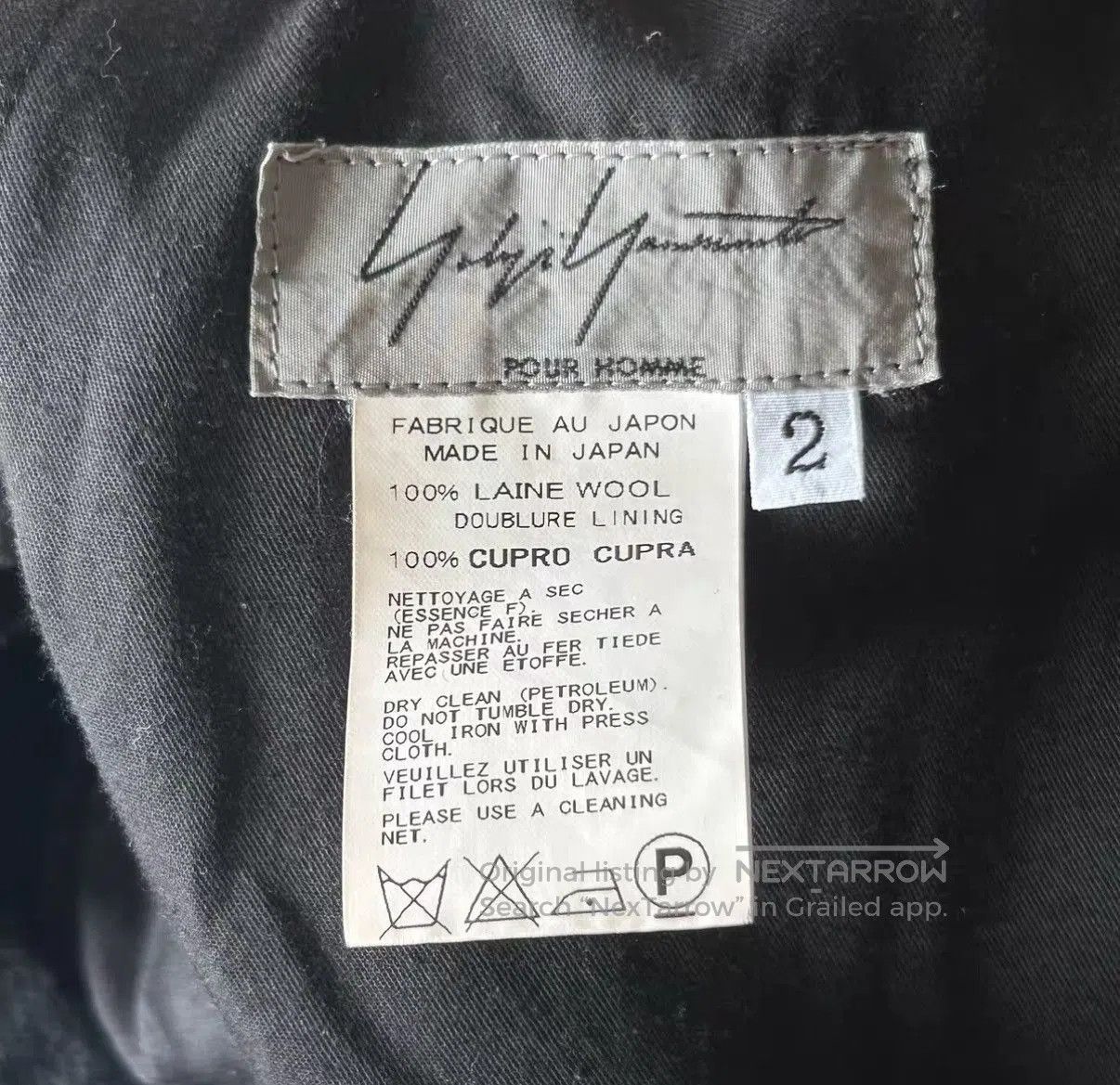Yohji Yamamoto Black Casual Pants Size 32. Size US 32 / EU 48 - 5 Thumbnail