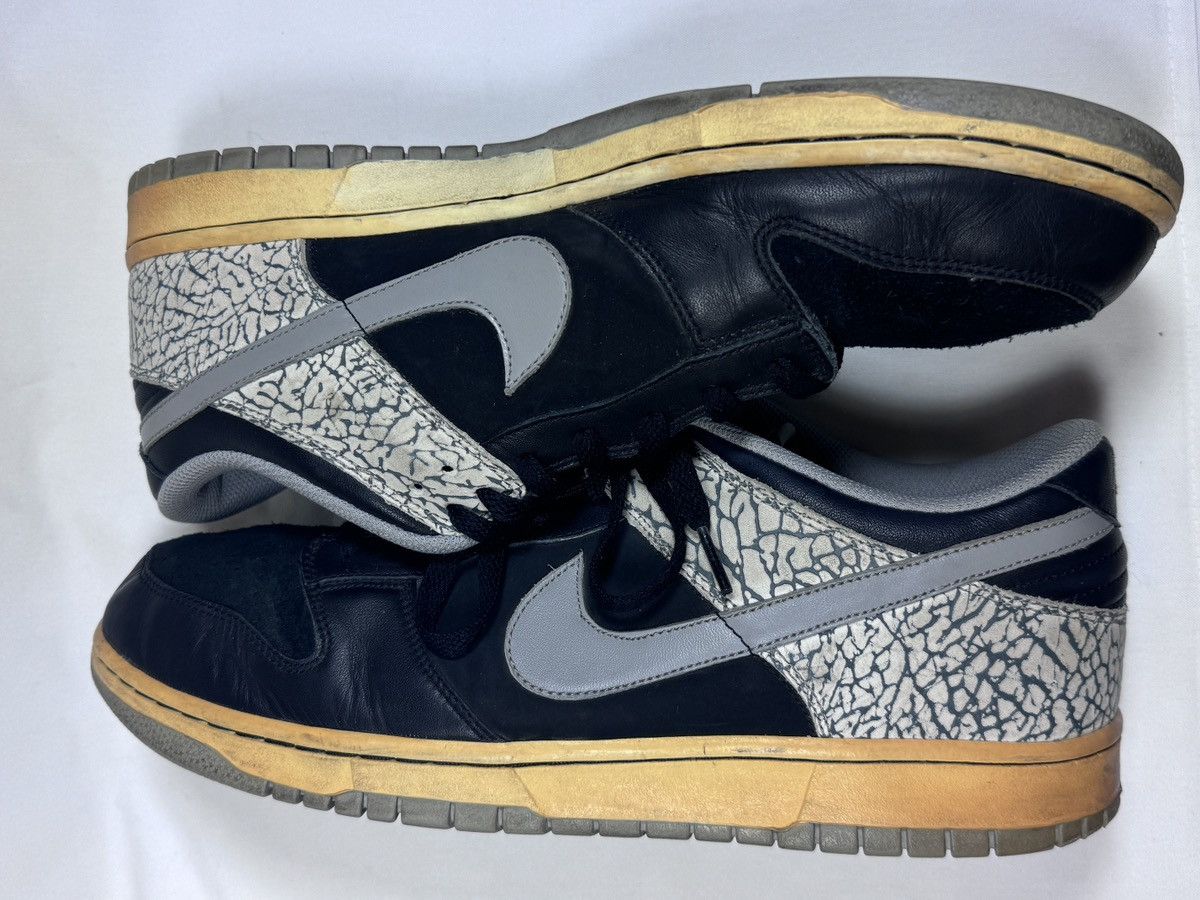 Jordan Brand × Nike NIKE SB DUNK LOW CL AIR JORDAN III 3 BLACK CEMENT GREY WHITE Size US 13 / EU 46 - 8 Thumbnail