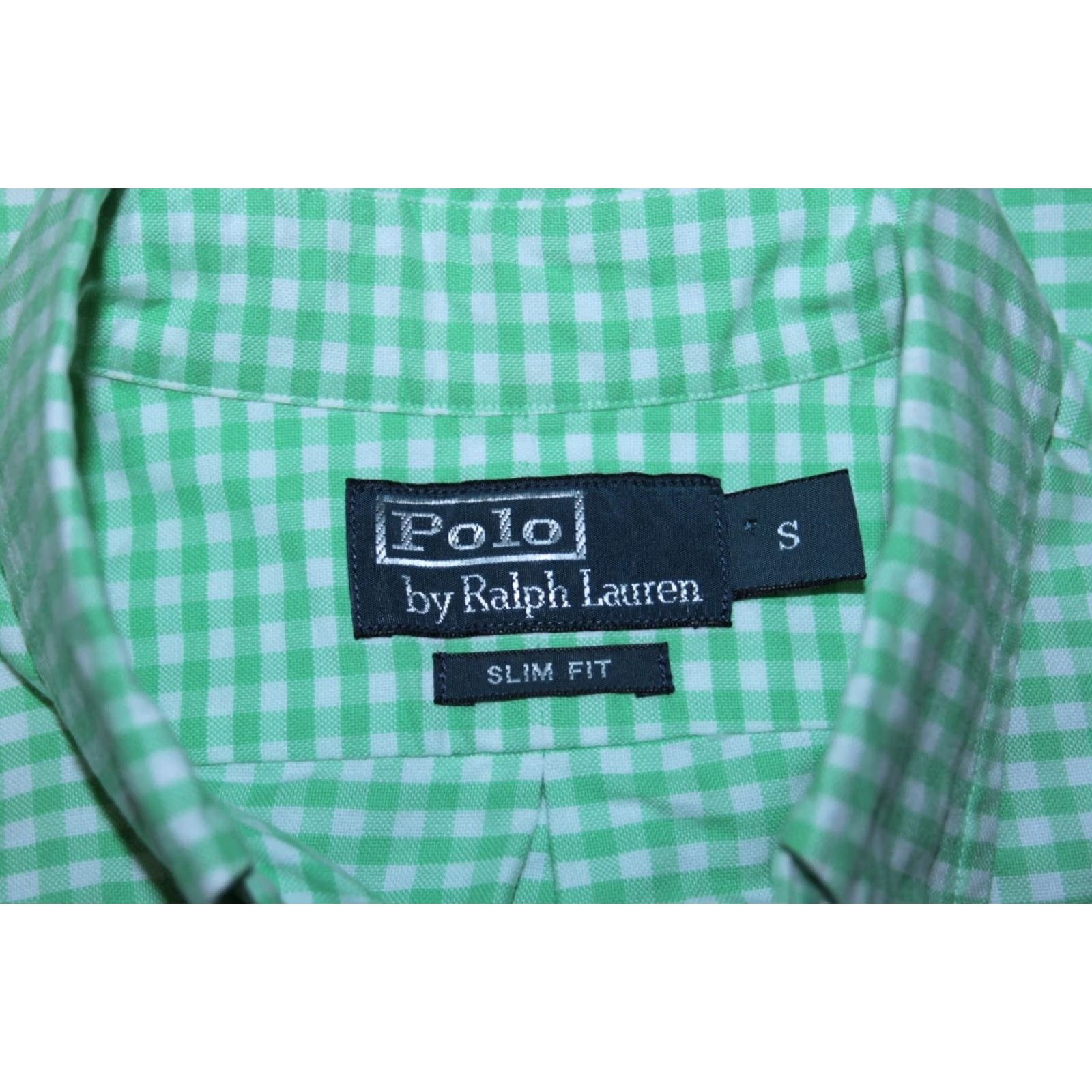 Ralph Lauren Ralph Lauren Shirt Slim Fit mens green white check S Size US S / EU 44-46 / 1 - 5 Thumbnail