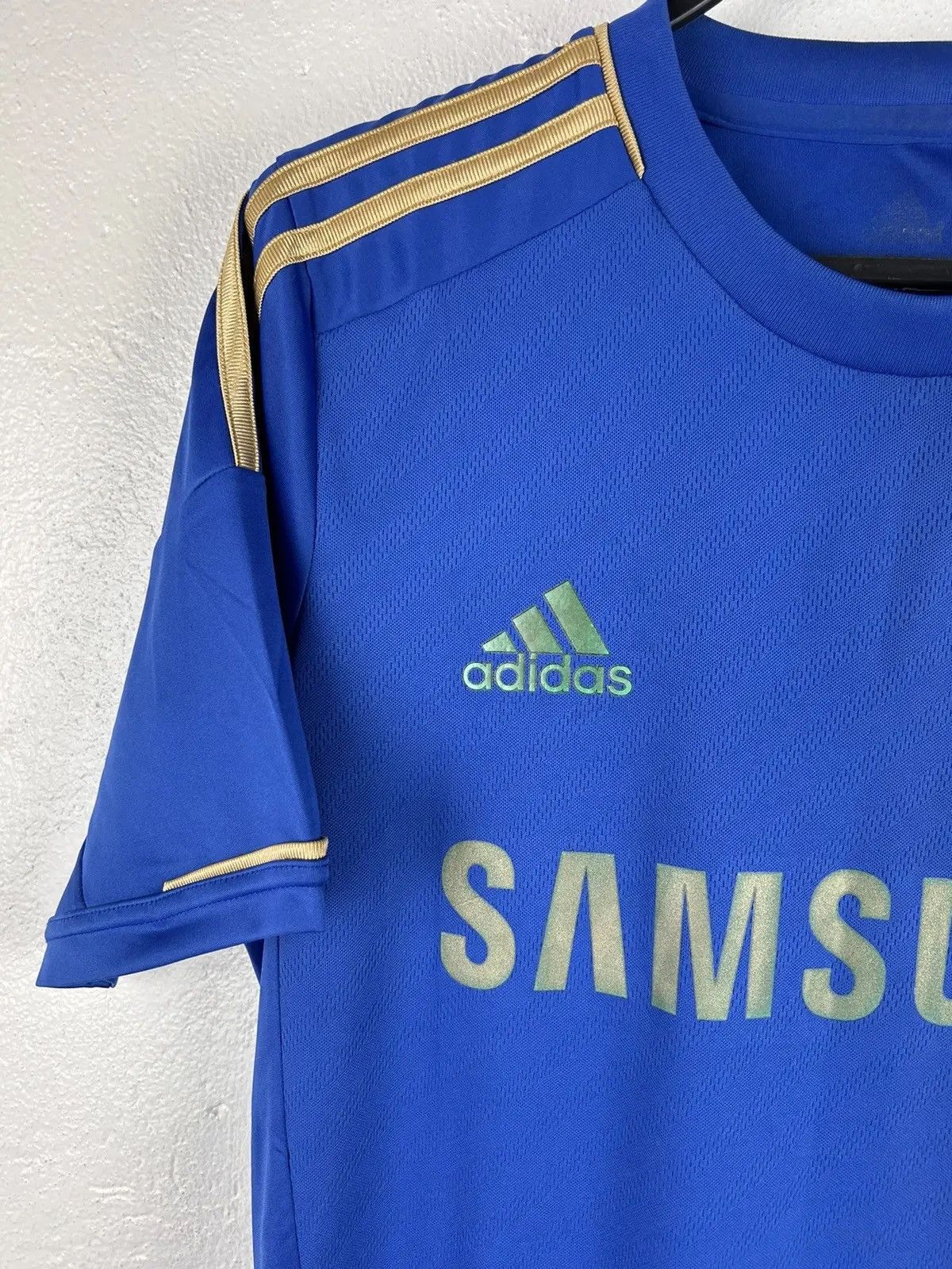 Adidas Adidas x Chelsea FC 2012/13 Home Kit Soccer Jersey In Blue Size US S / EU 44-46 / 1 - 3 Thumbnail