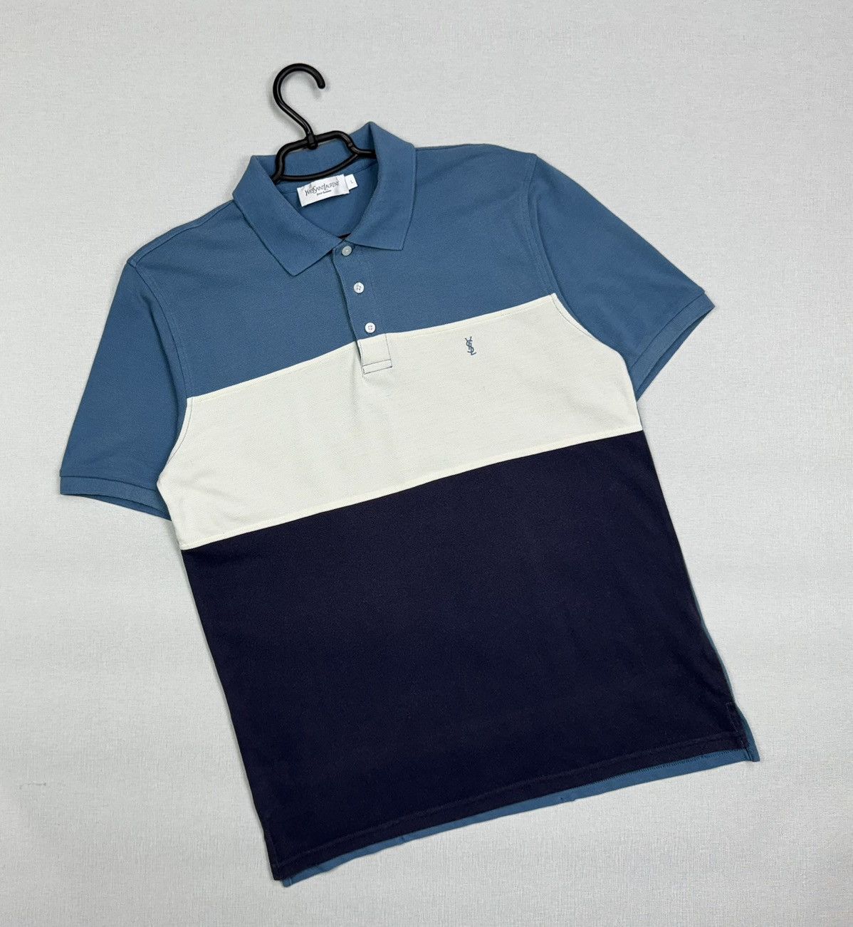 Vintage × Yves Saint Laurent Men’s Vintage Yves Saint Lauren Polo T-Shirt size L Size US L / EU 52-54 / 3 - 1 Thumbnail