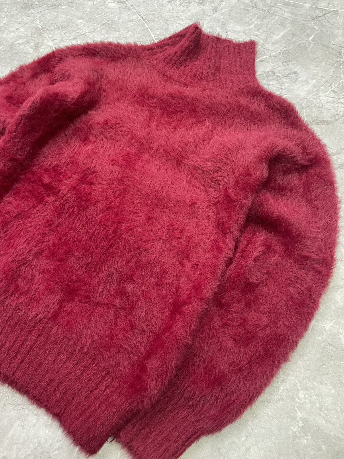 Designer × Japanese Brand RARE fur MOHAIR TURTLE NECK SWEATER DIESEL STYLE Y2K Size US M / EU 48-50 / 2 - 5 Thumbnail