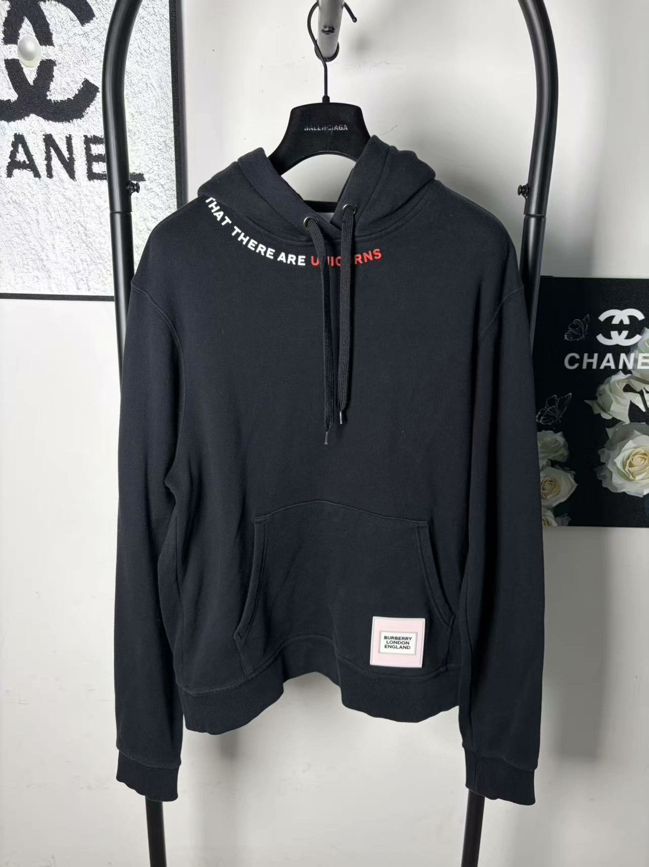 Burberry Burberry Retro White Hoodie m Men Size US M / EU 48-50 / 2 - 1 Thumbnail