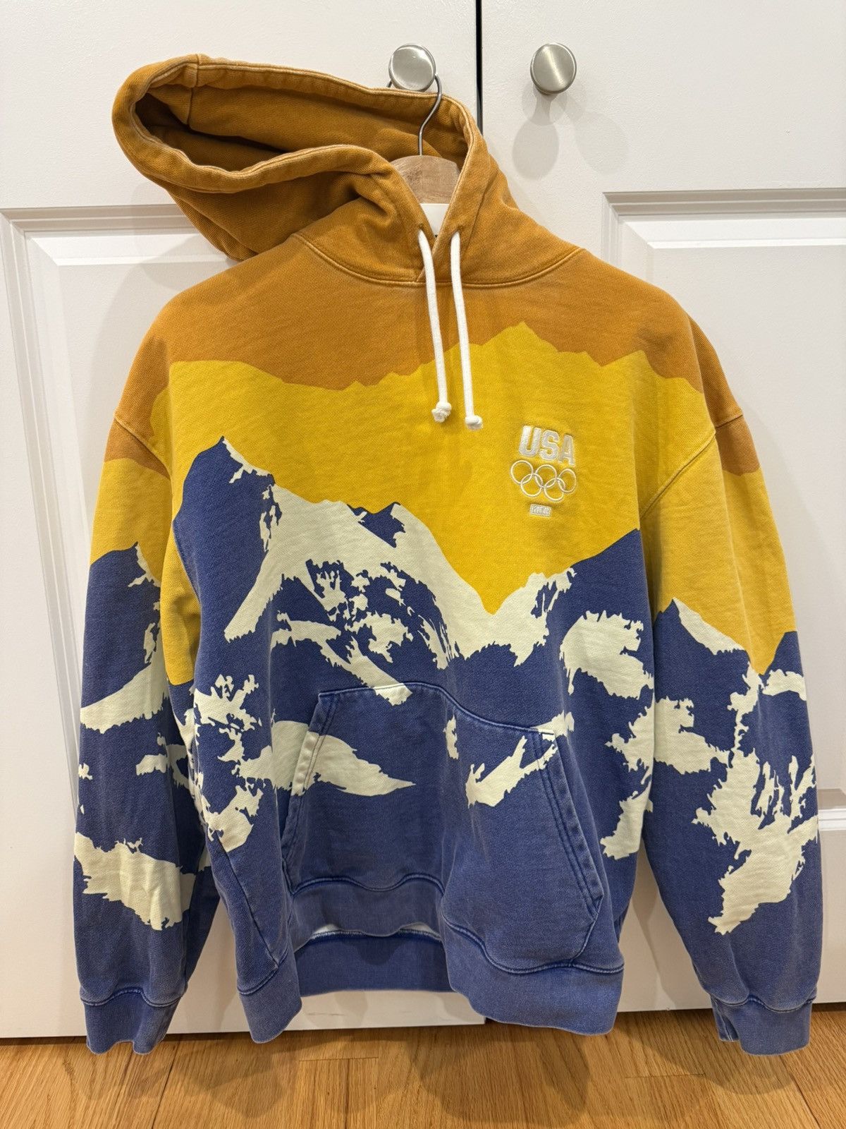 Kith team usa snow mountain Hoodie (Medium)