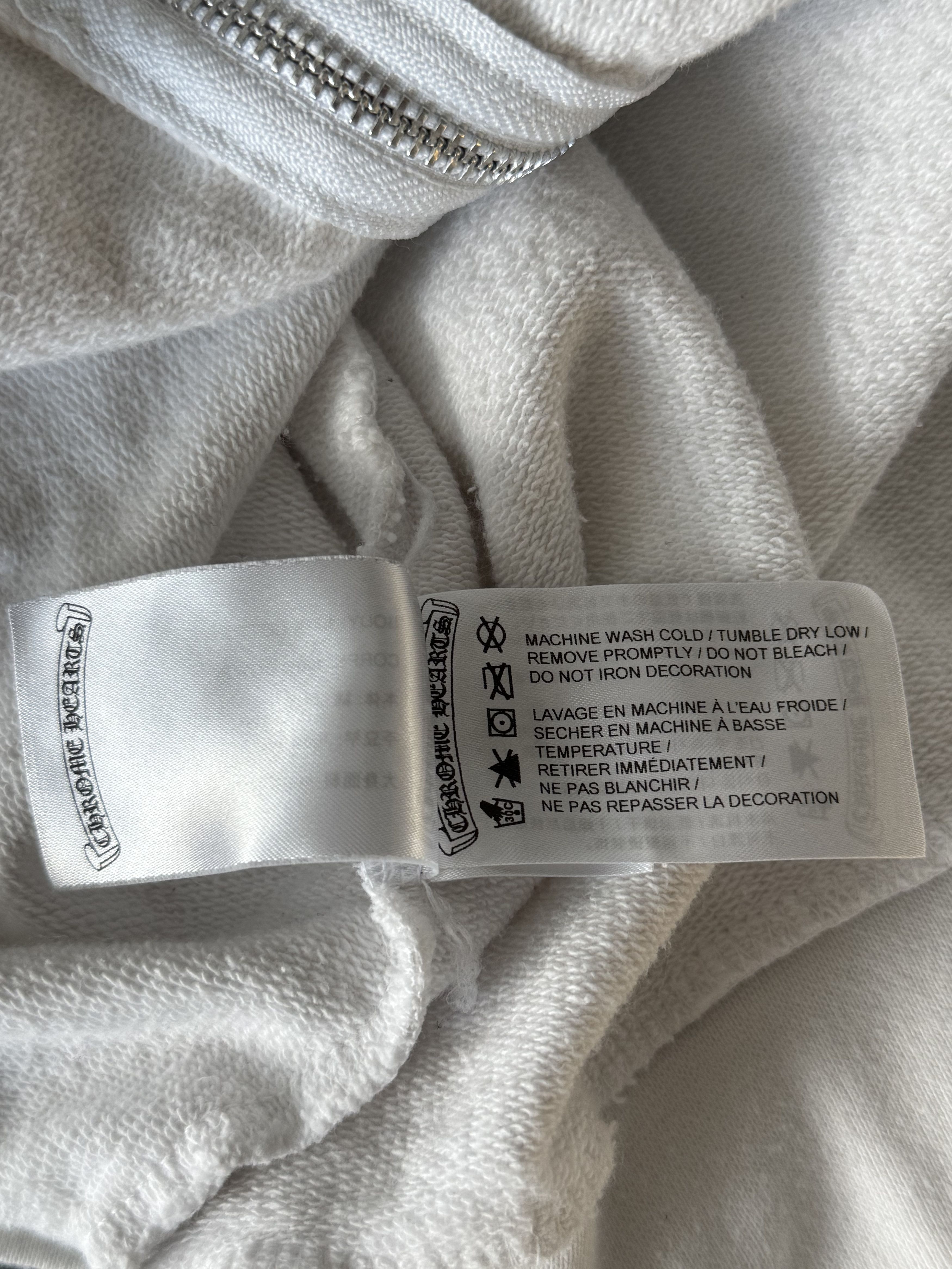 Chrome Hearts White & Black Cross Jacquard Horseshoe Logo Zip Up Hoodie Size US S / EU 44-46 / 1 - 5 Thumbnail
