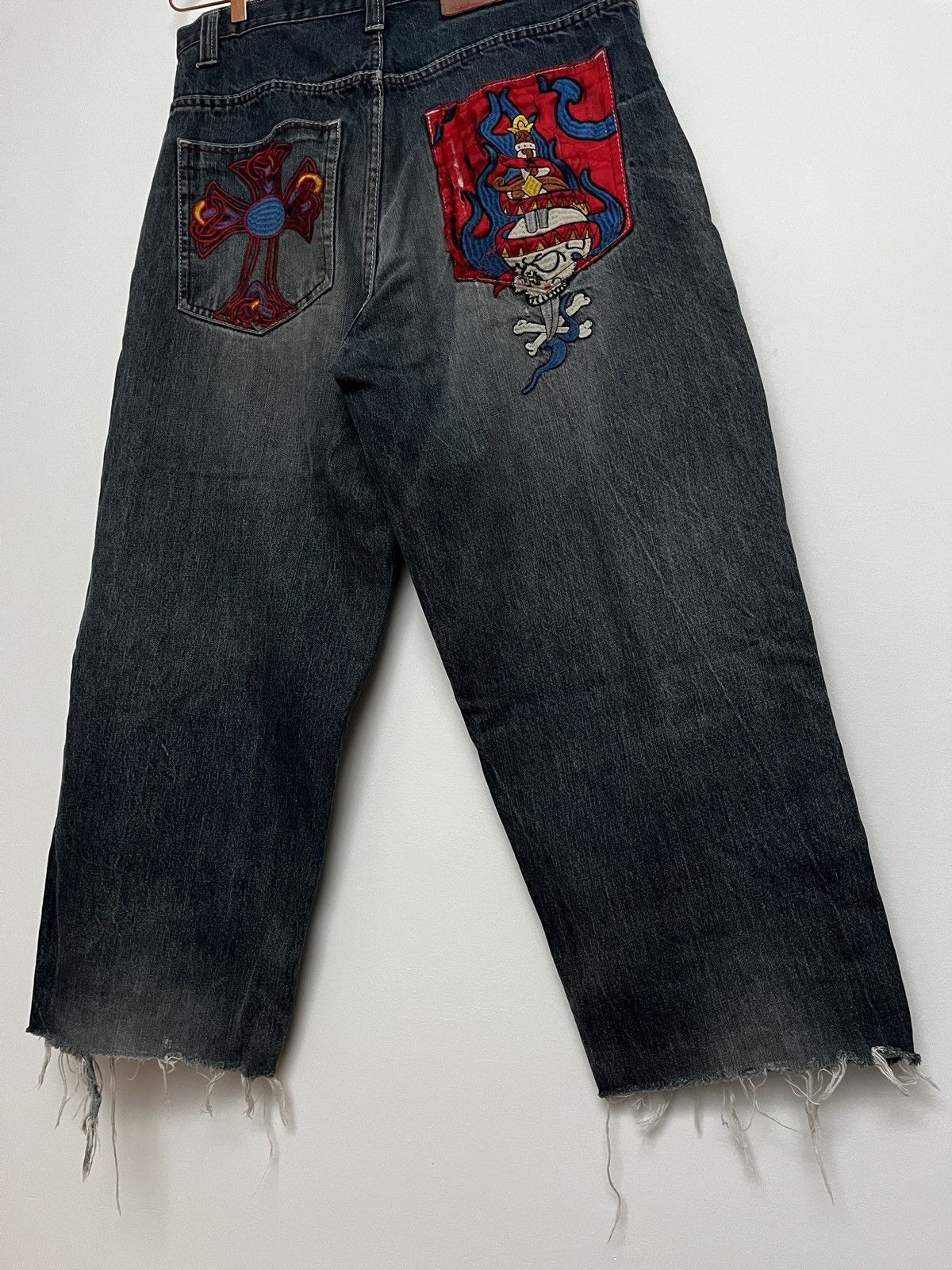 Ed Hardy Vintage Ed Hardy Cross Jeans (unisex) Size US 36 / EU 52 - 4 Thumbnail