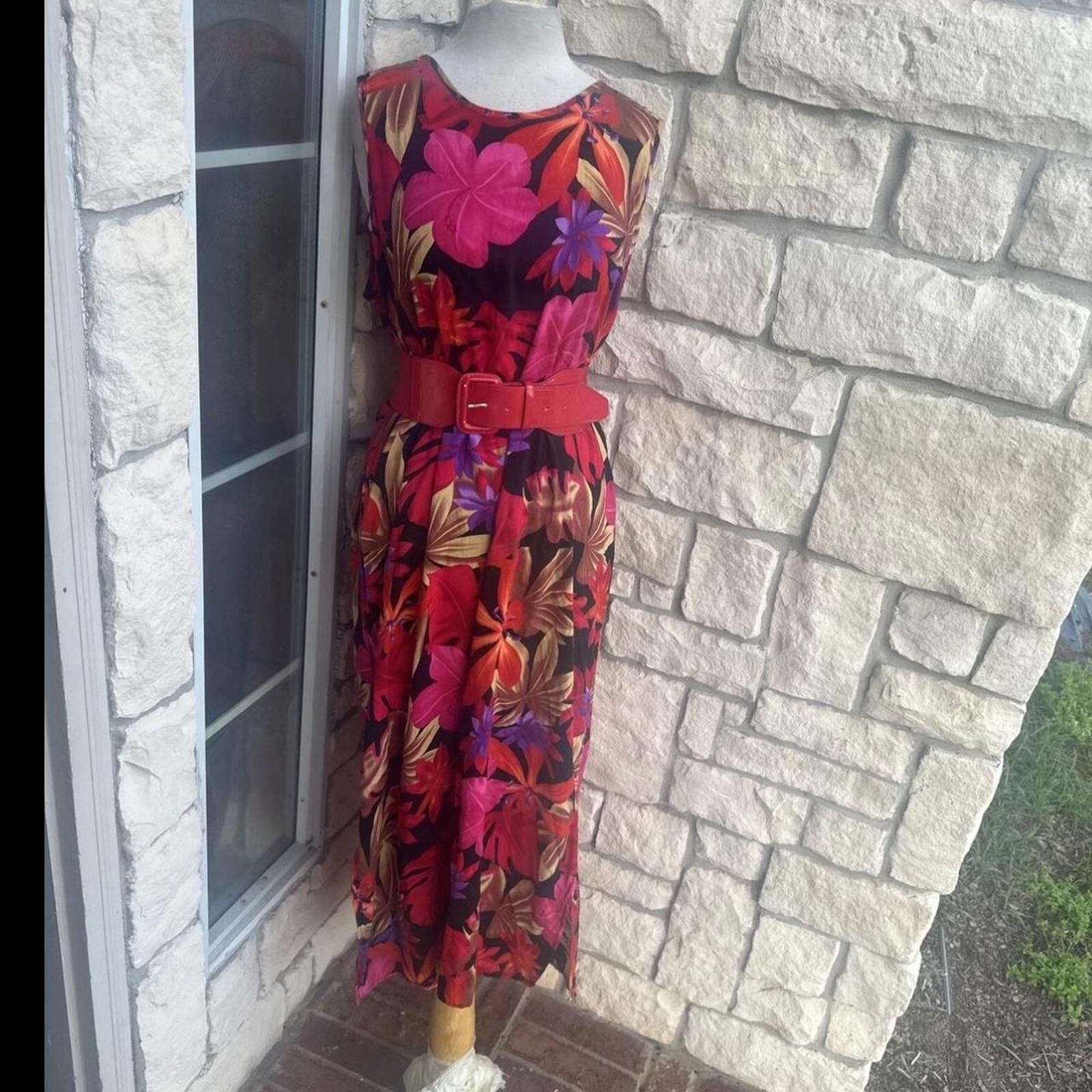 Other Liz Baker floral print maxi dress t #floraldress Size XL / US 12-14 / IT 48-50 - 1 Thumbnail