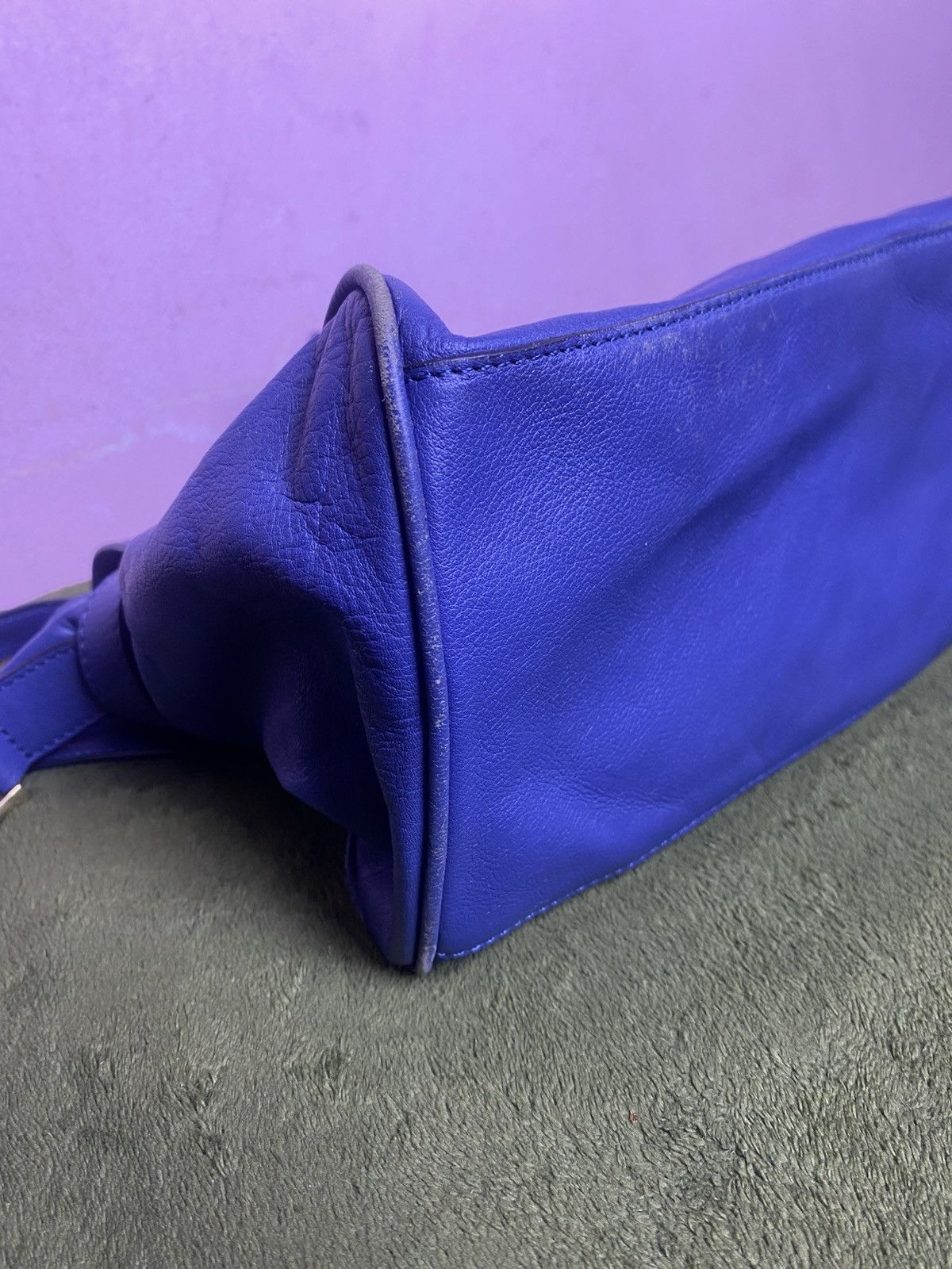 Mulberry Mulberry Alexa Blue Leather Satchel Bag Size ONE SIZE - 14 Thumbnail
