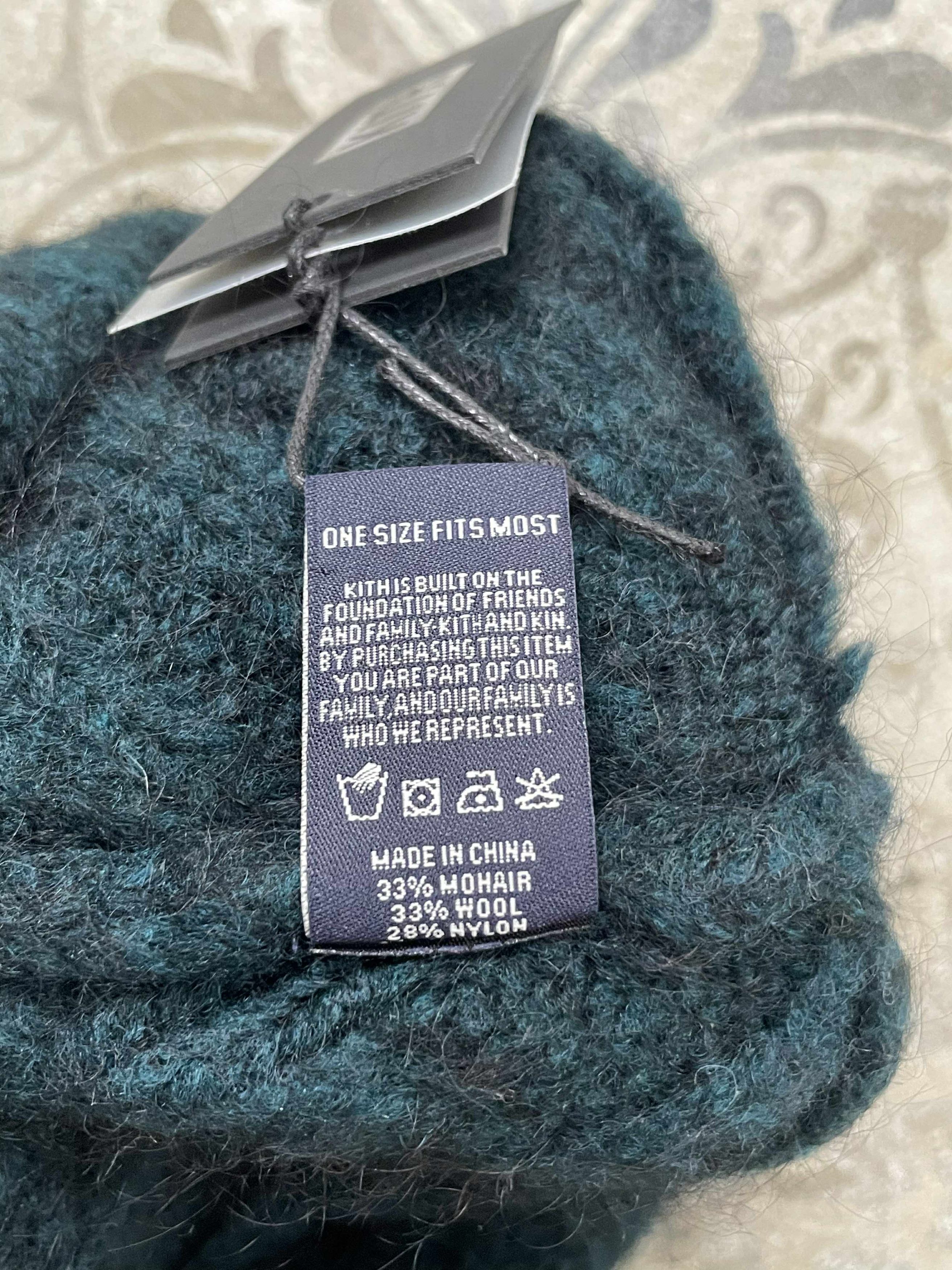 Kith Kith Kin Cable Knit Beanie Mohair Wool Stadium Rare Size ONE SIZE - 5 Thumbnail