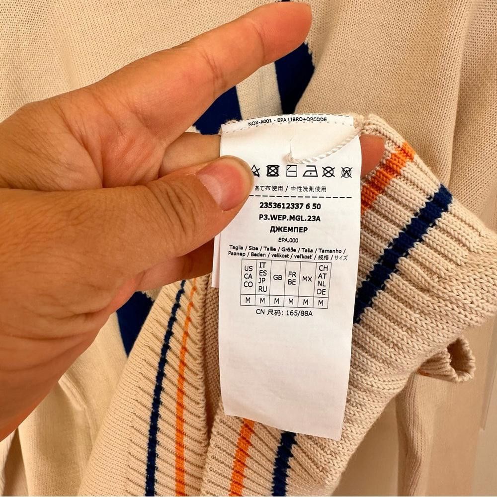 Designer Weekend Max Nara Label-cut Cotton Blend Yarn Sweater Sz: S Size S / US 4 / IT 40 - 8 Thumbnail