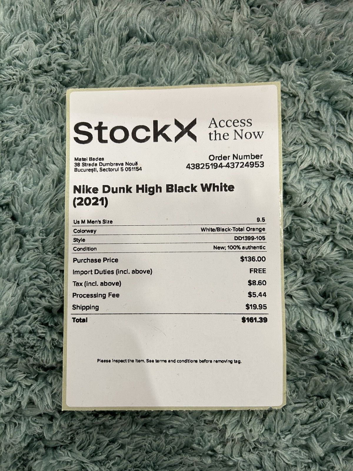 Nike Nike Dunk High Panda Size US 9.5 / EU 42-43 - 11 Thumbnail