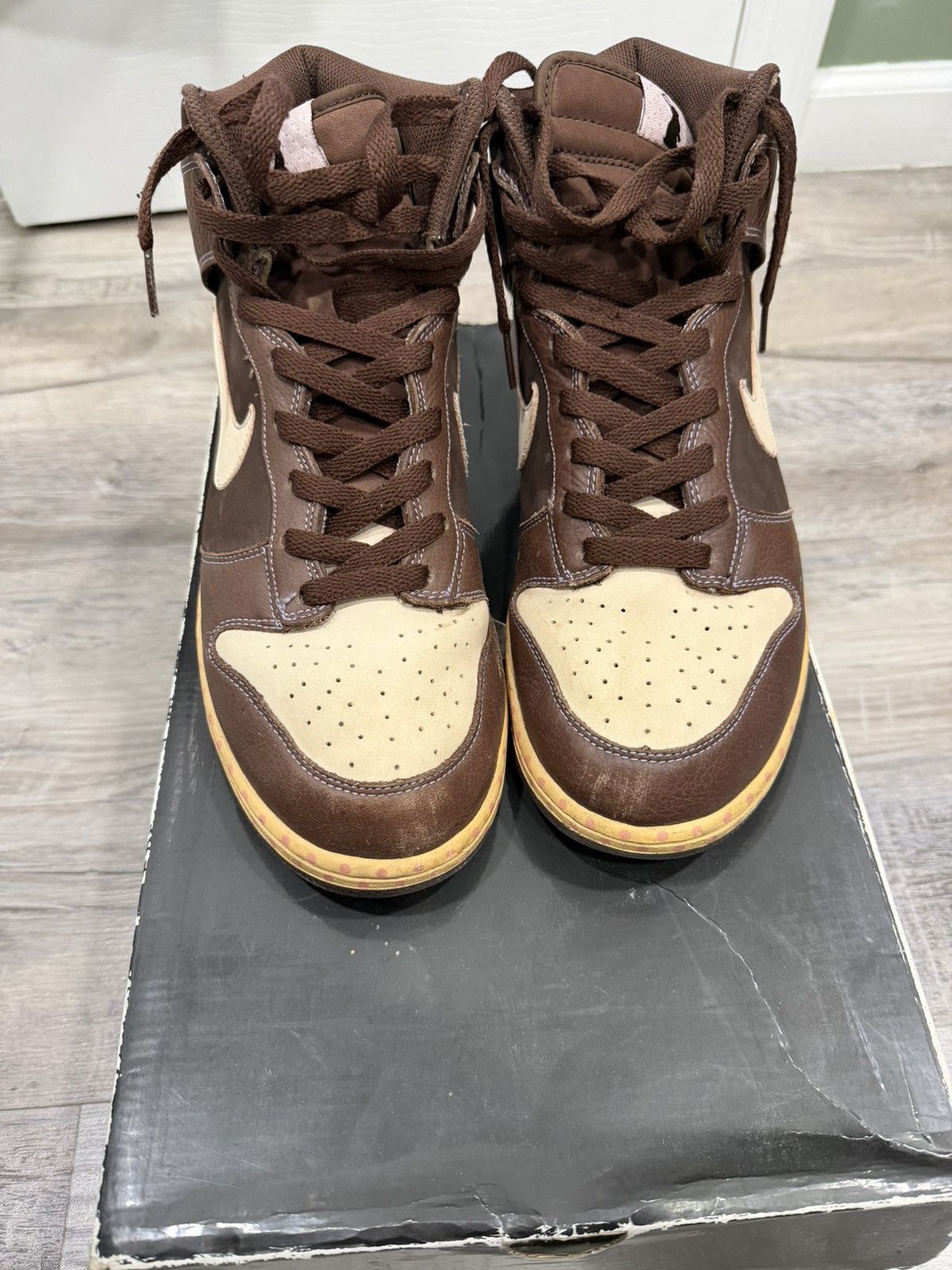 Nike ? Nike Dunk High Easter Bunny Pink Brown 2007 Travis Scott 