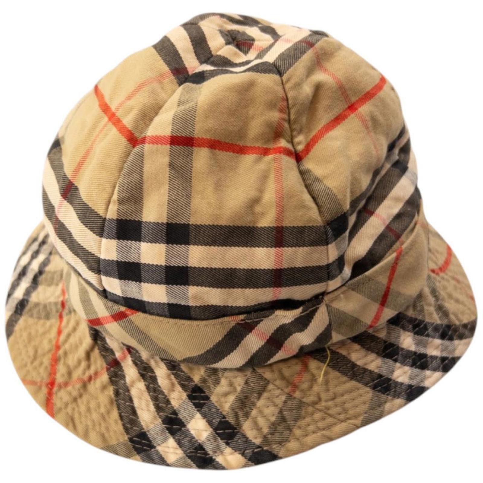 Burberry Vintage Burberry Nova Check Bucket Hat Size L Size ONE SIZE - 6 Thumbnail