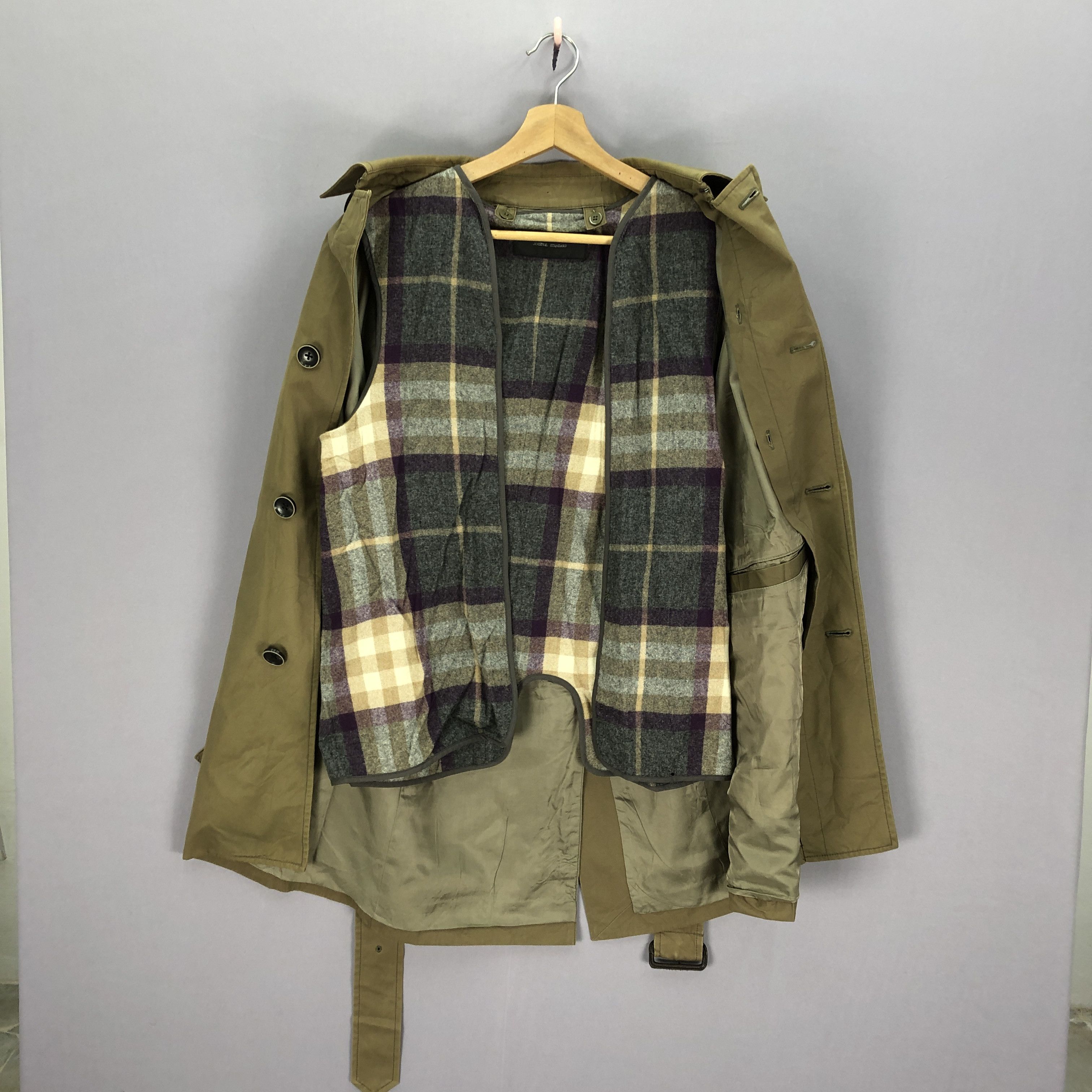 Japanese Brand × Vintage Vintage Journal Standard Long Trench Jackets Japanese Brand Size US S / EU 44-46 / 1 - 7 Thumbnail