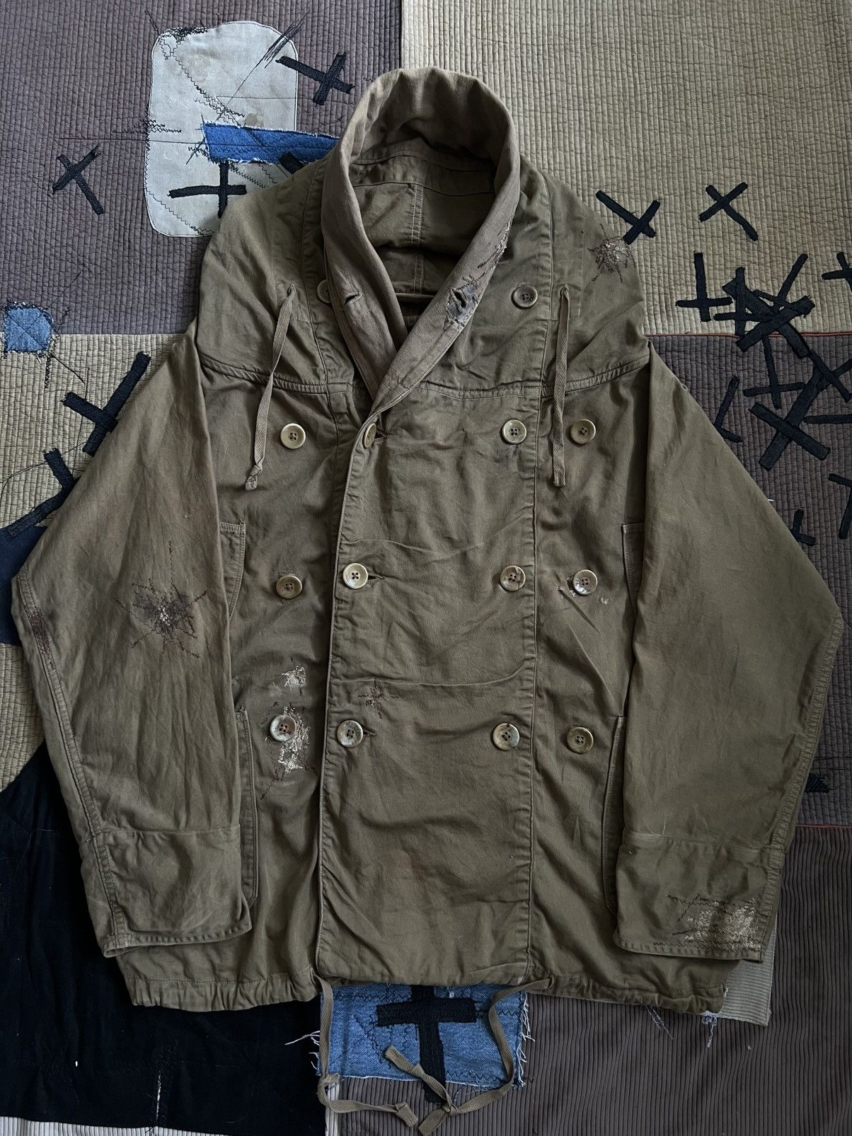 Kapital GRAIL🔥RARE VTG KAPITAL KATSURAGI MILITAR RINGCOAT OVERSIZED Size US XL / EU 56 / 4 - 11 Thumbnail