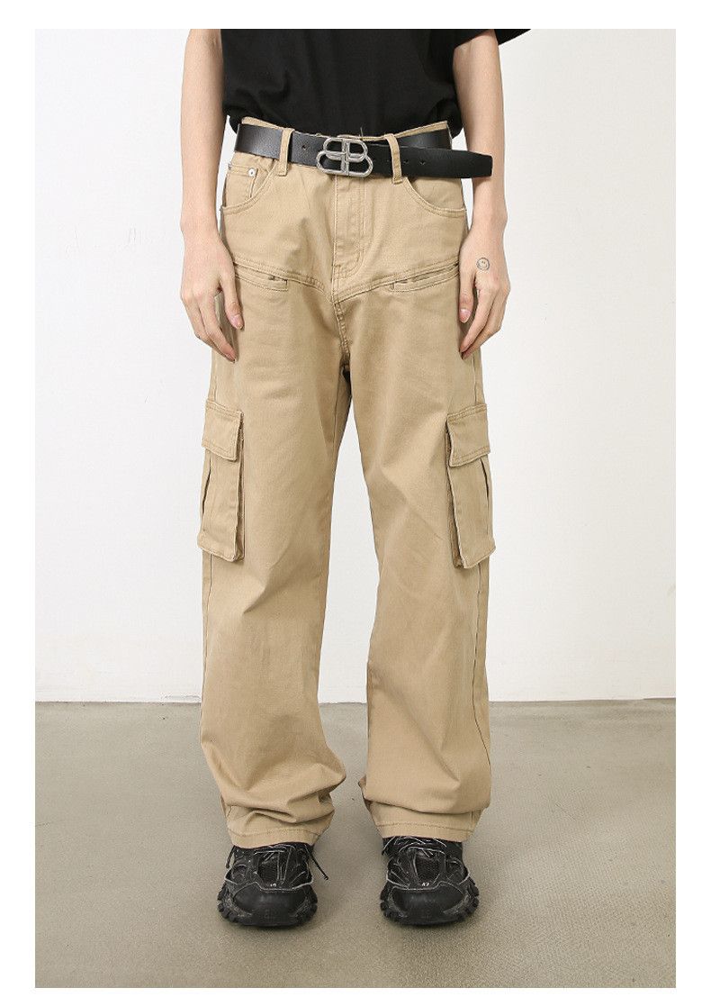 Japanese Brand × Jean American retro distressed streetwear cargo jeans Size US 34 / EU 50 - 1 Thumbnail