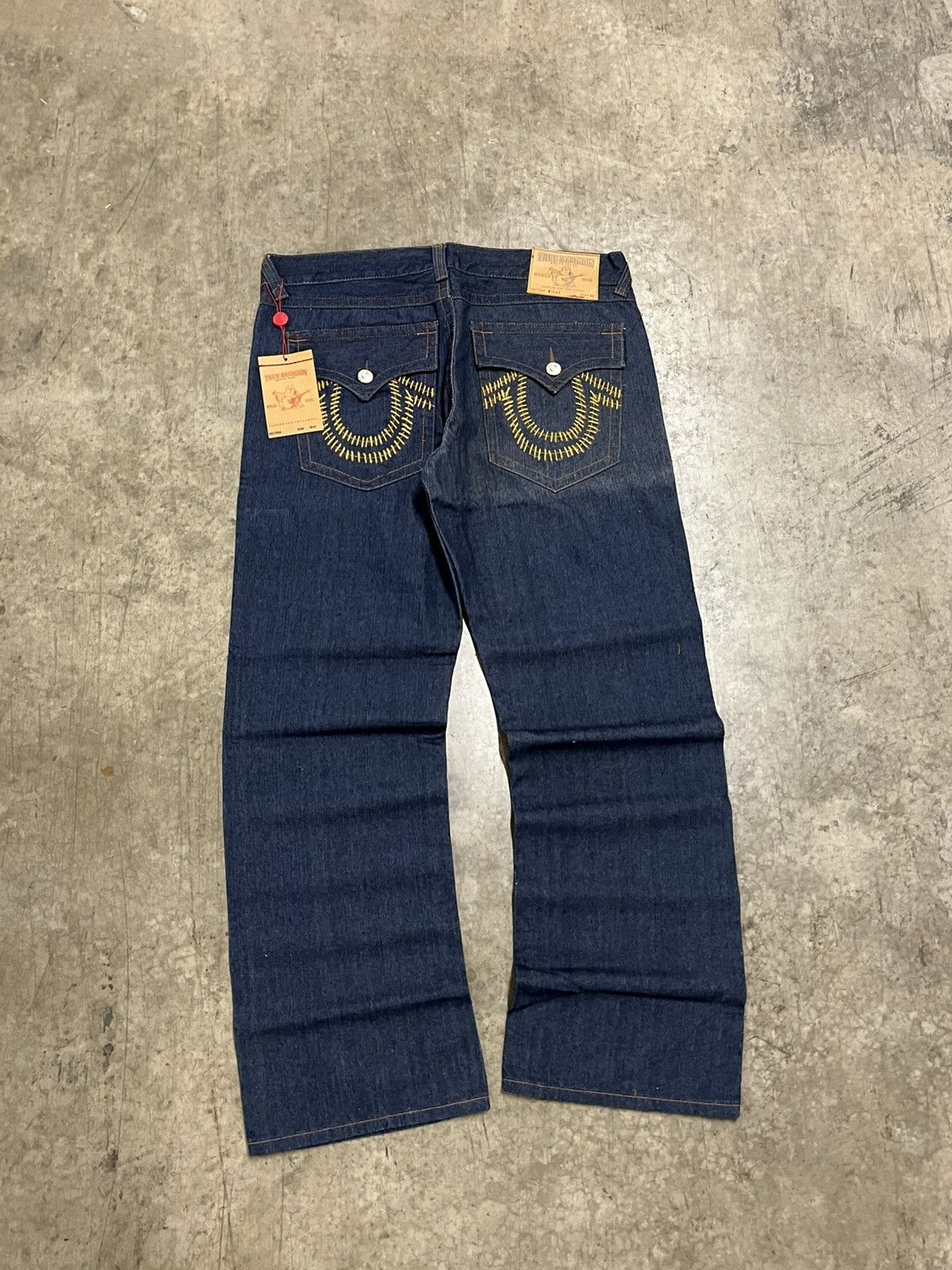True Religion × Vintage True religion baggy fit thick stitching denim NWT RARE Size US 40 / EU 56 - 1 Thumbnail