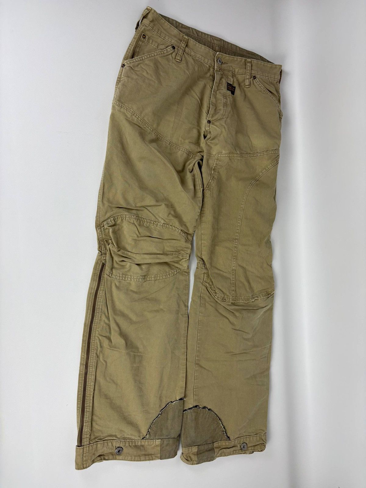 G-Star y2k G Star Raw Raw Edges Baggy Zip Pants Size 33 Size US 33 - 8 Thumbnail