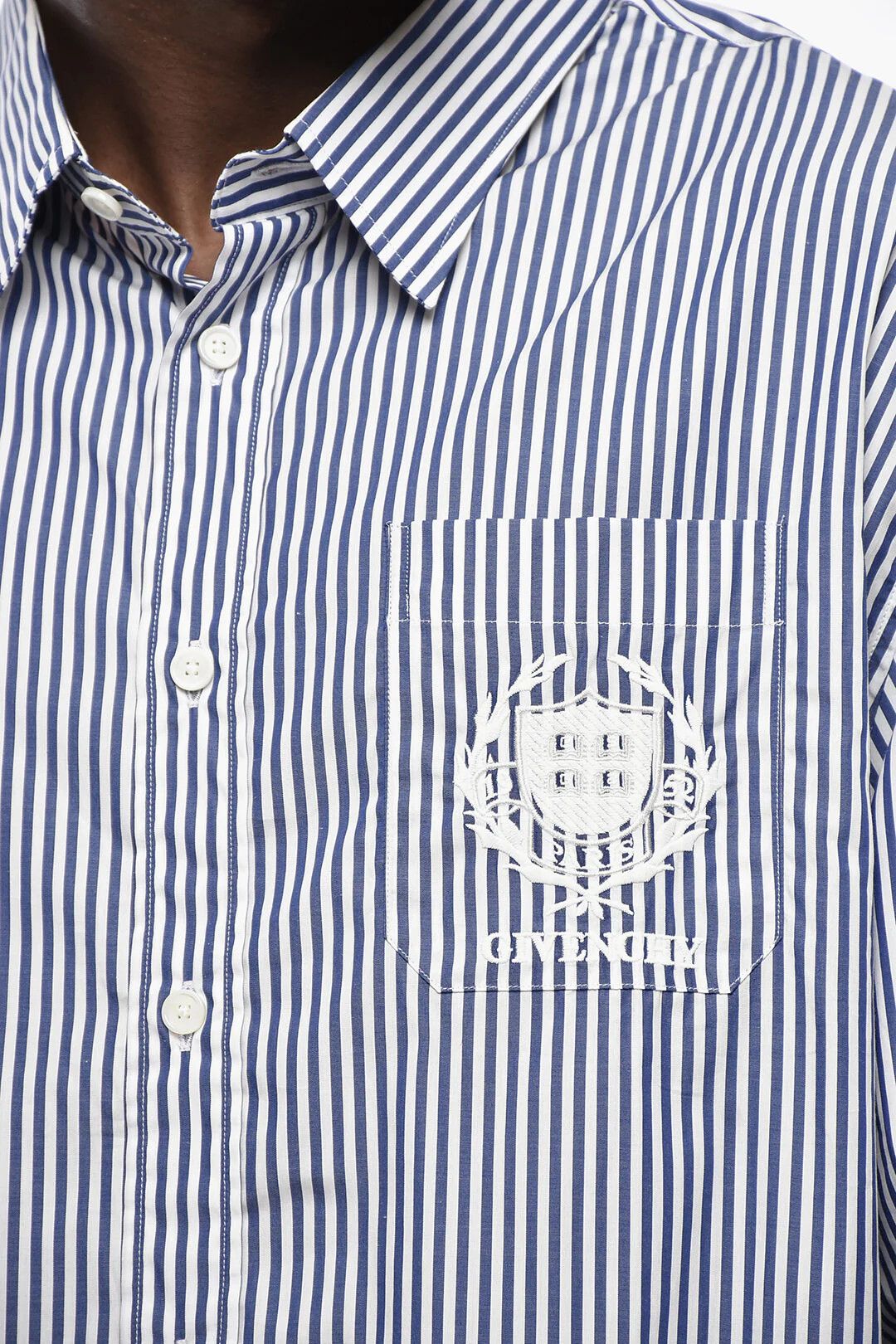 Givenchy og1mm0326 Poplin Shirt in Blue Size US S / EU 44-46 / 1 - 3 Thumbnail