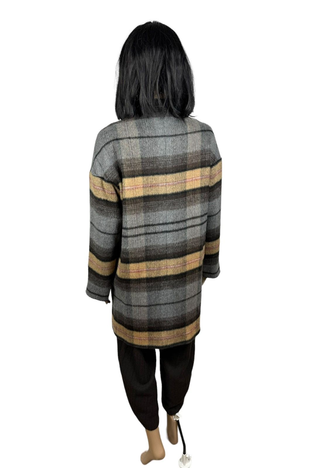 Marella Marella Check Plaid Wool-Viscose-Acrylic Coat size IT40 US4 Size S / US 4 / IT 40 - 9 Thumbnail