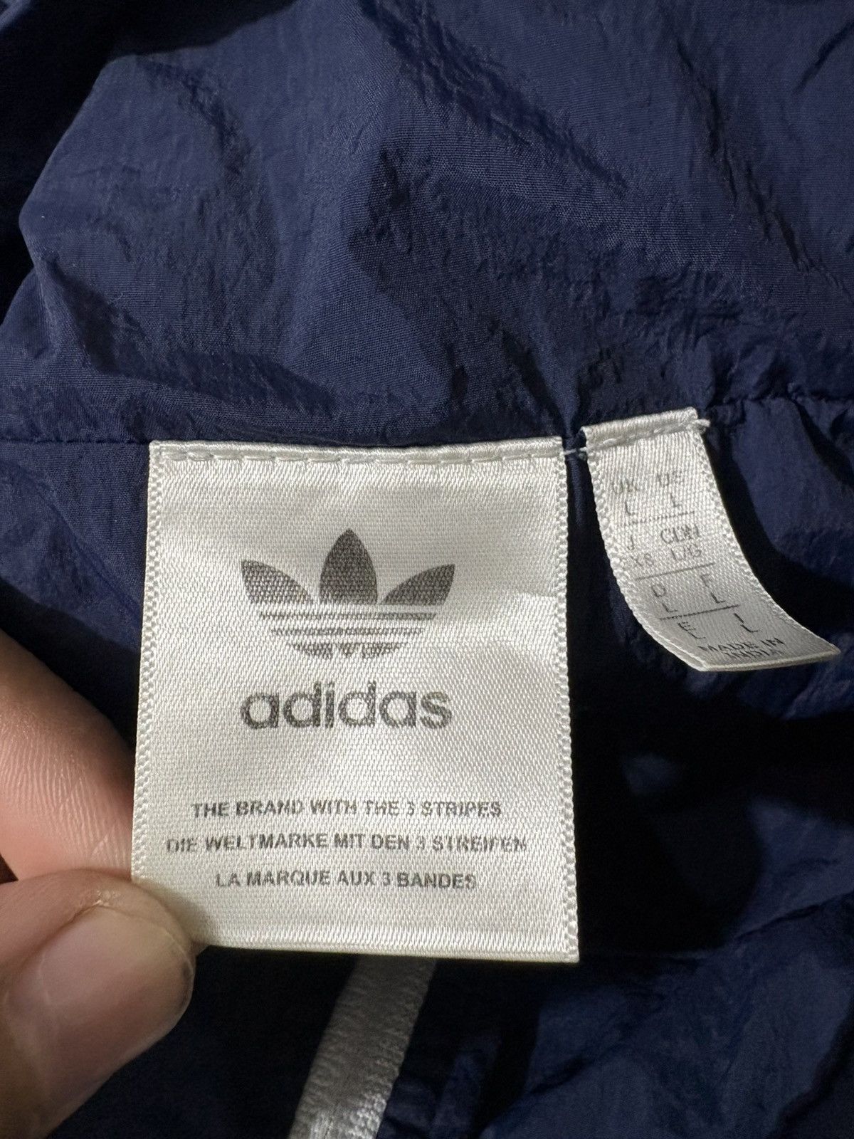 Adidas vintage Adidas Originals Big Trefoil Windbreaker Size US L / EU 52-54 / 3 - 8 Thumbnail